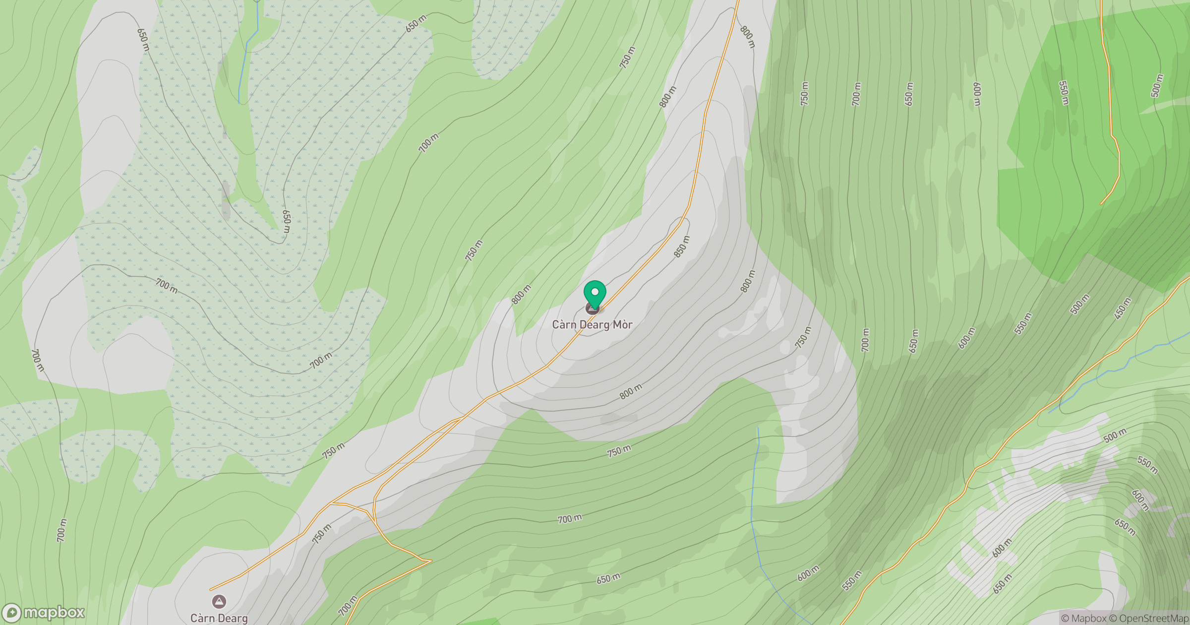Carn Dearg Mor location map