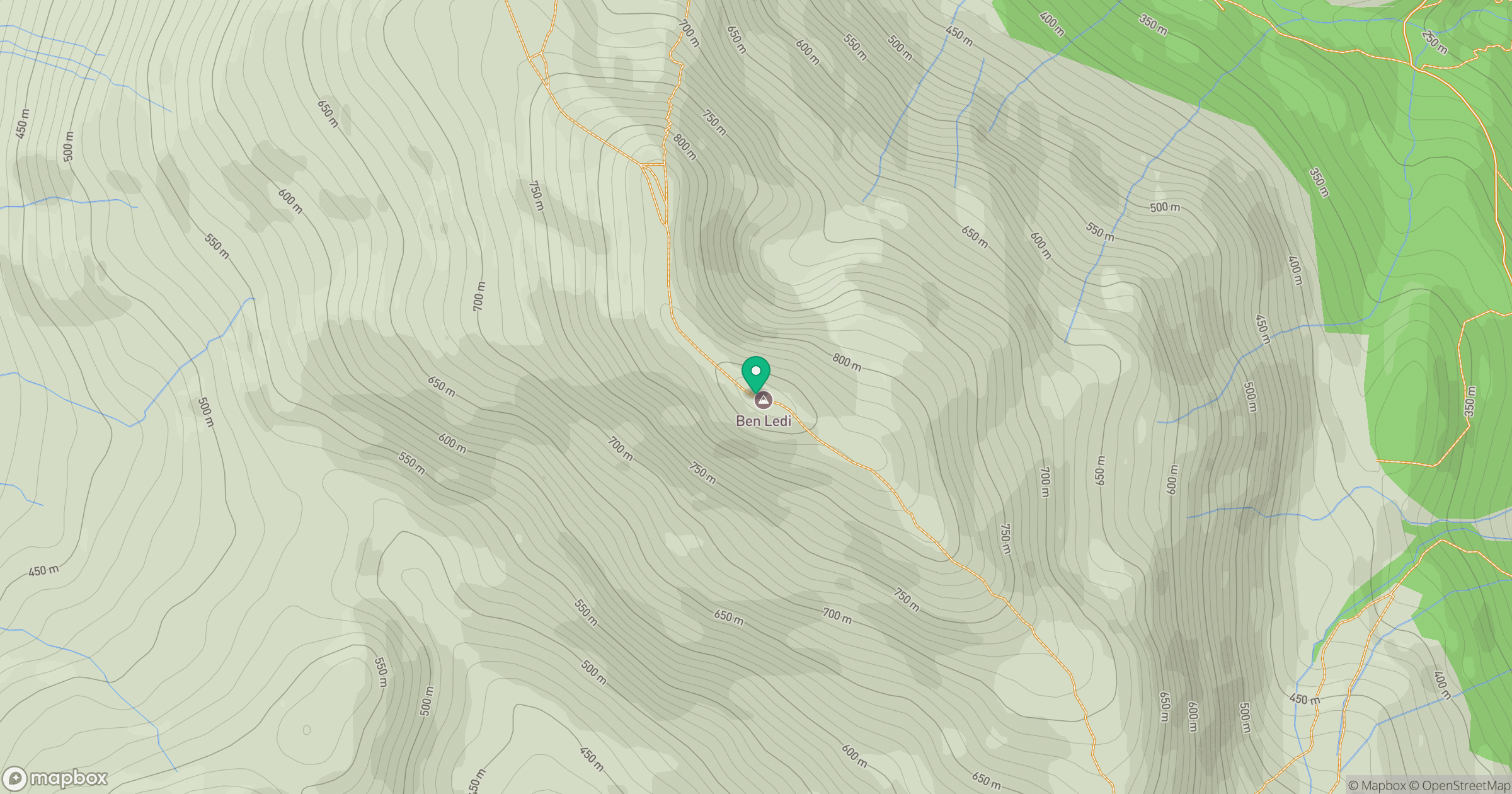 Ben Ledi location map