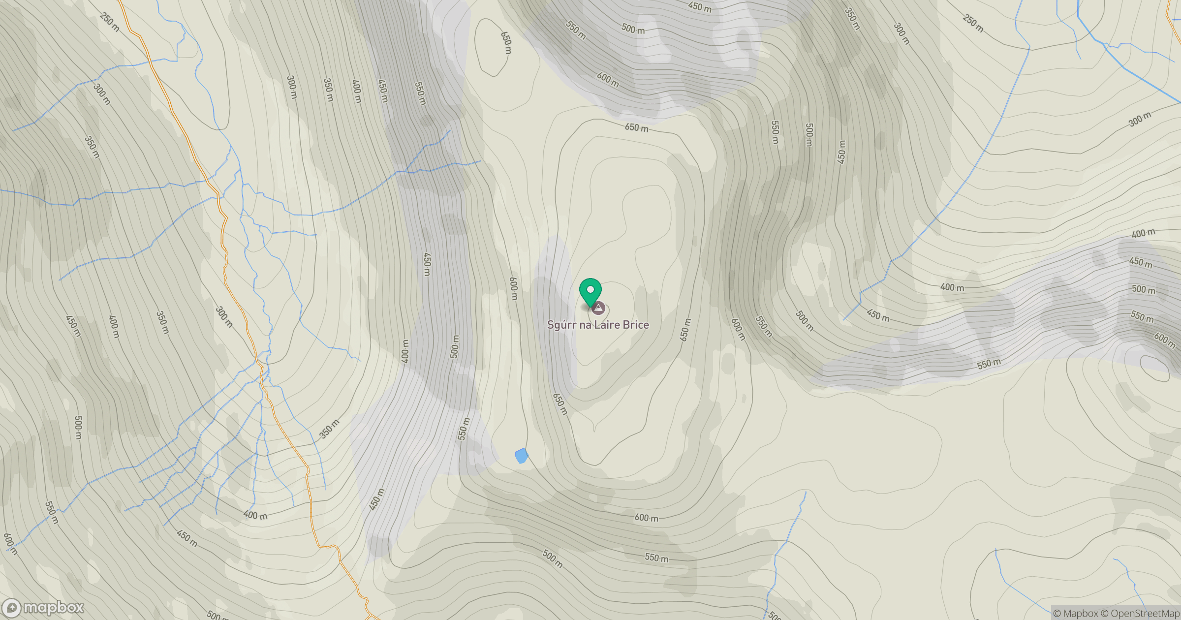 Sgurr na Laire Brice location map