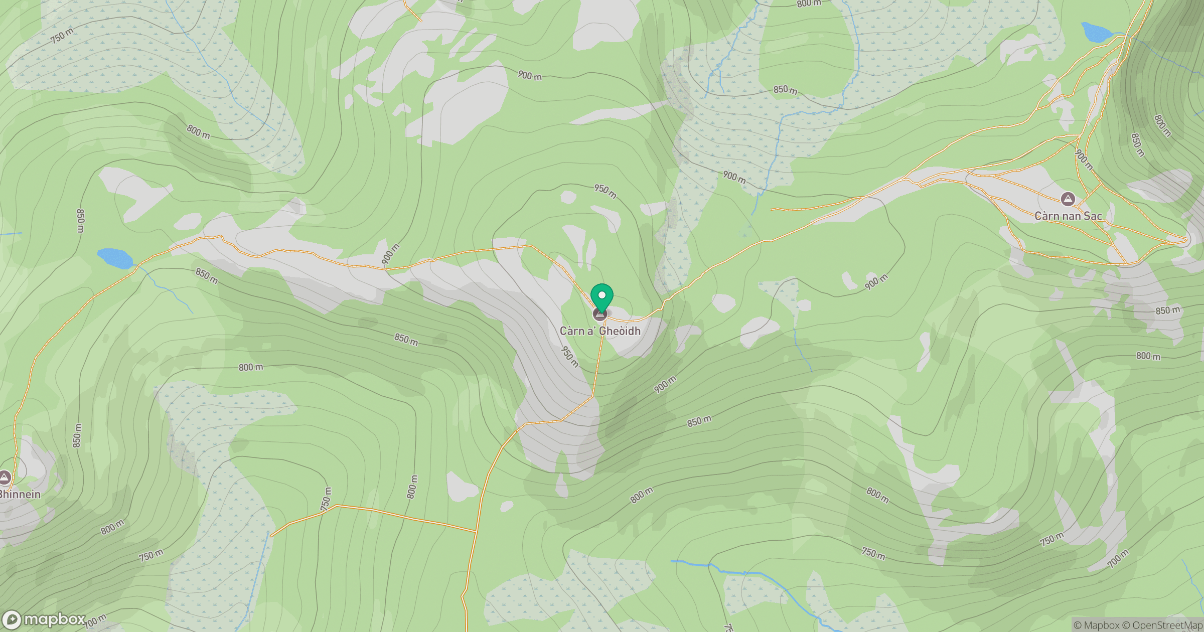 Carn a' Gheoidh location map