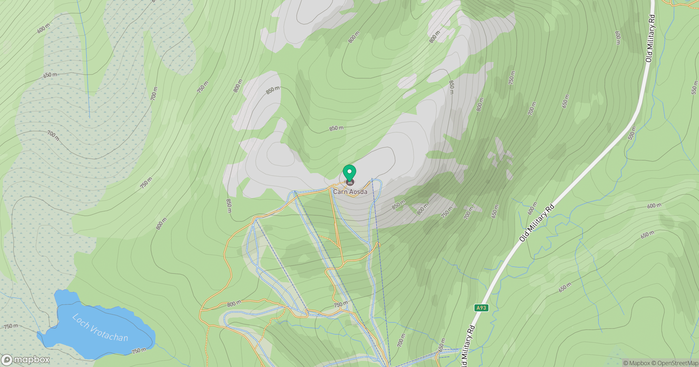 Carn Aosda location map