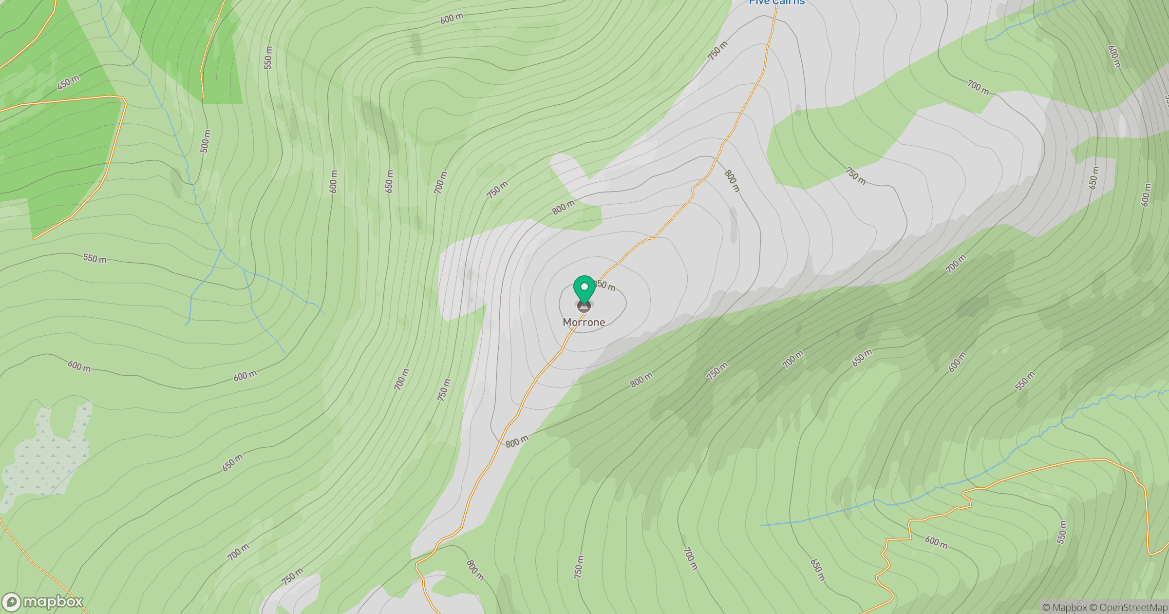 Morrone location map
