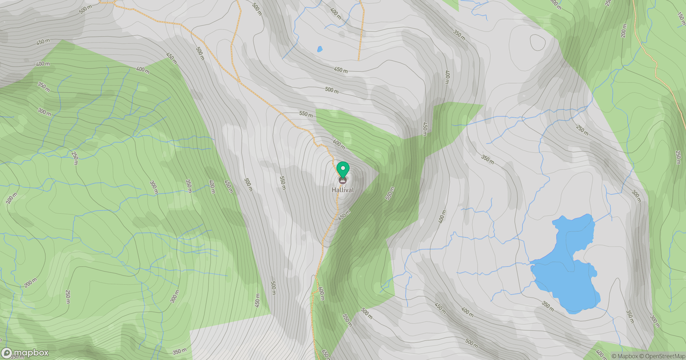 Hallival location map