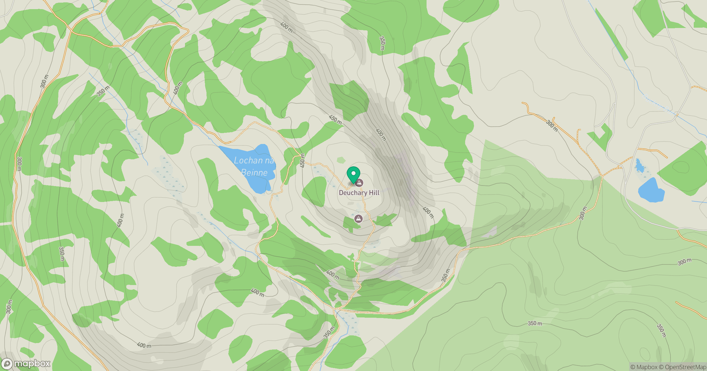 Deuchary Hill location map