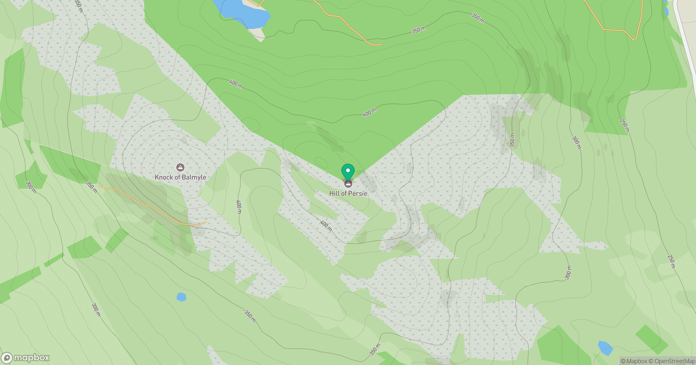 Hill of Persie location map