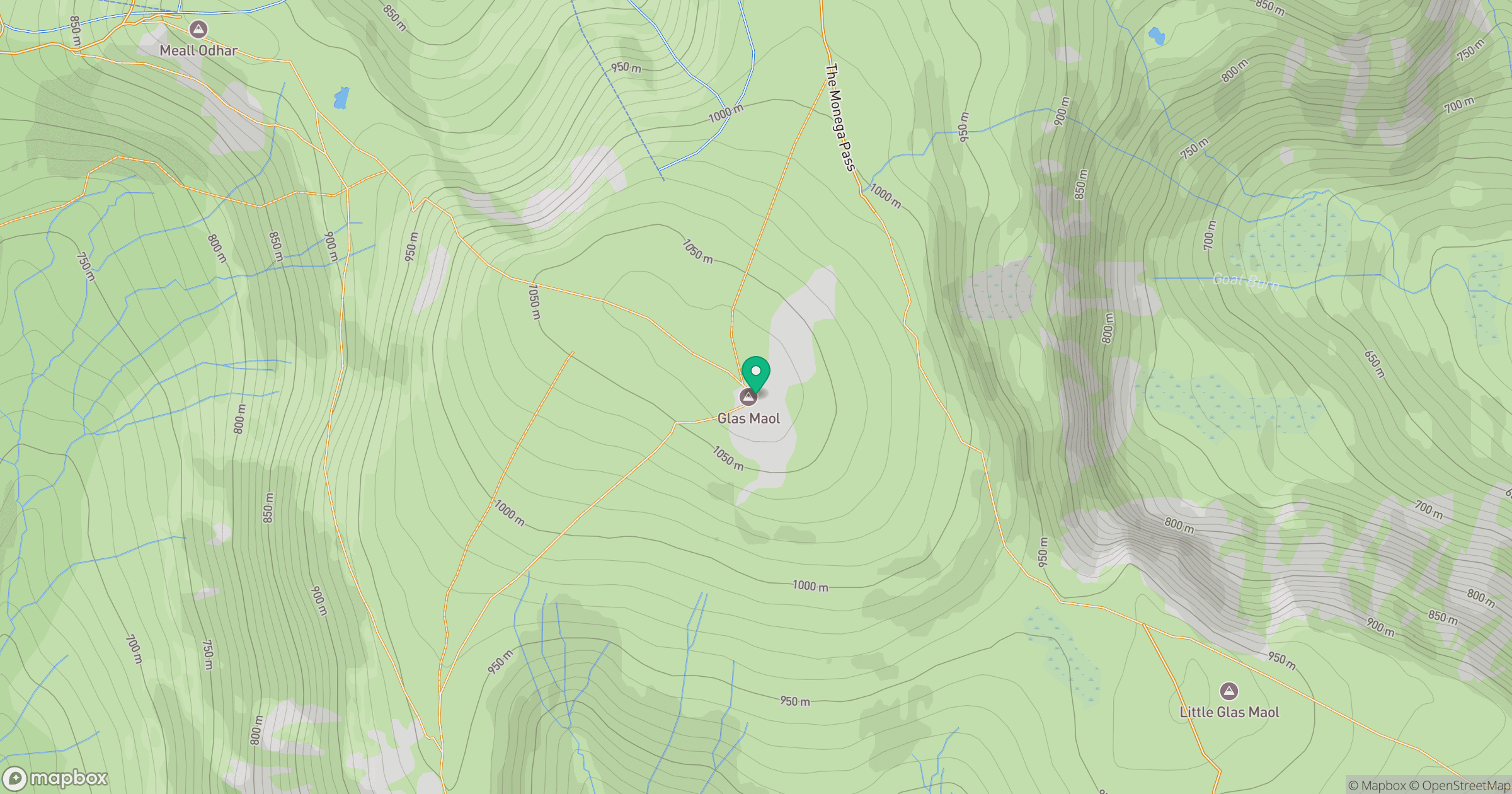 Glas Maol location map