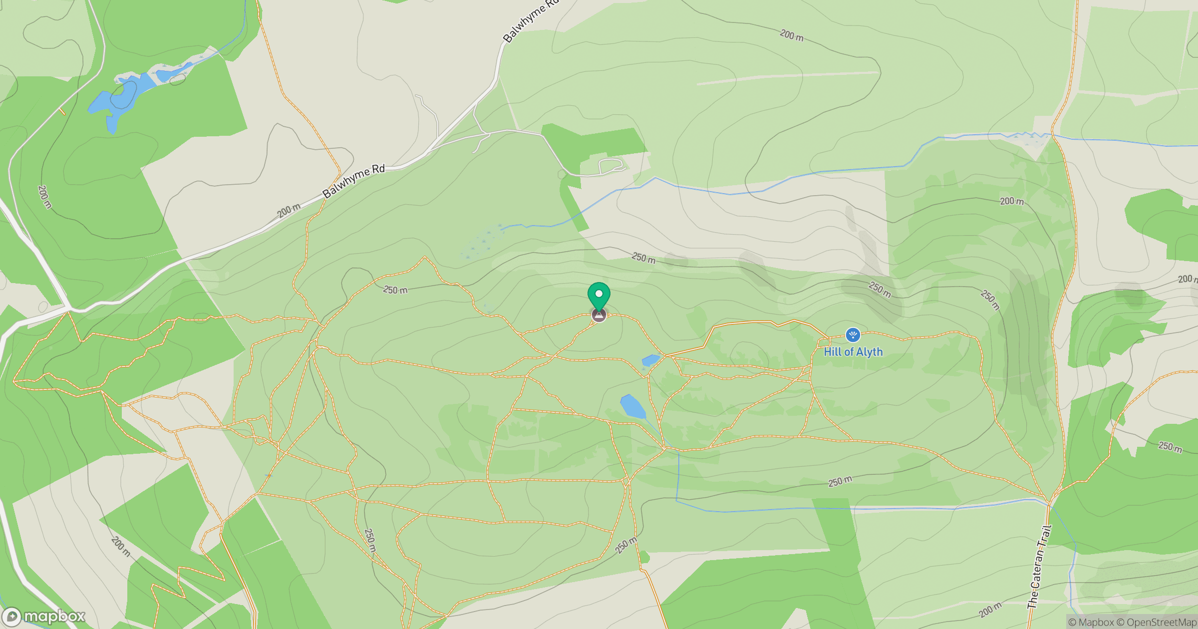 Hill of Alyth location map