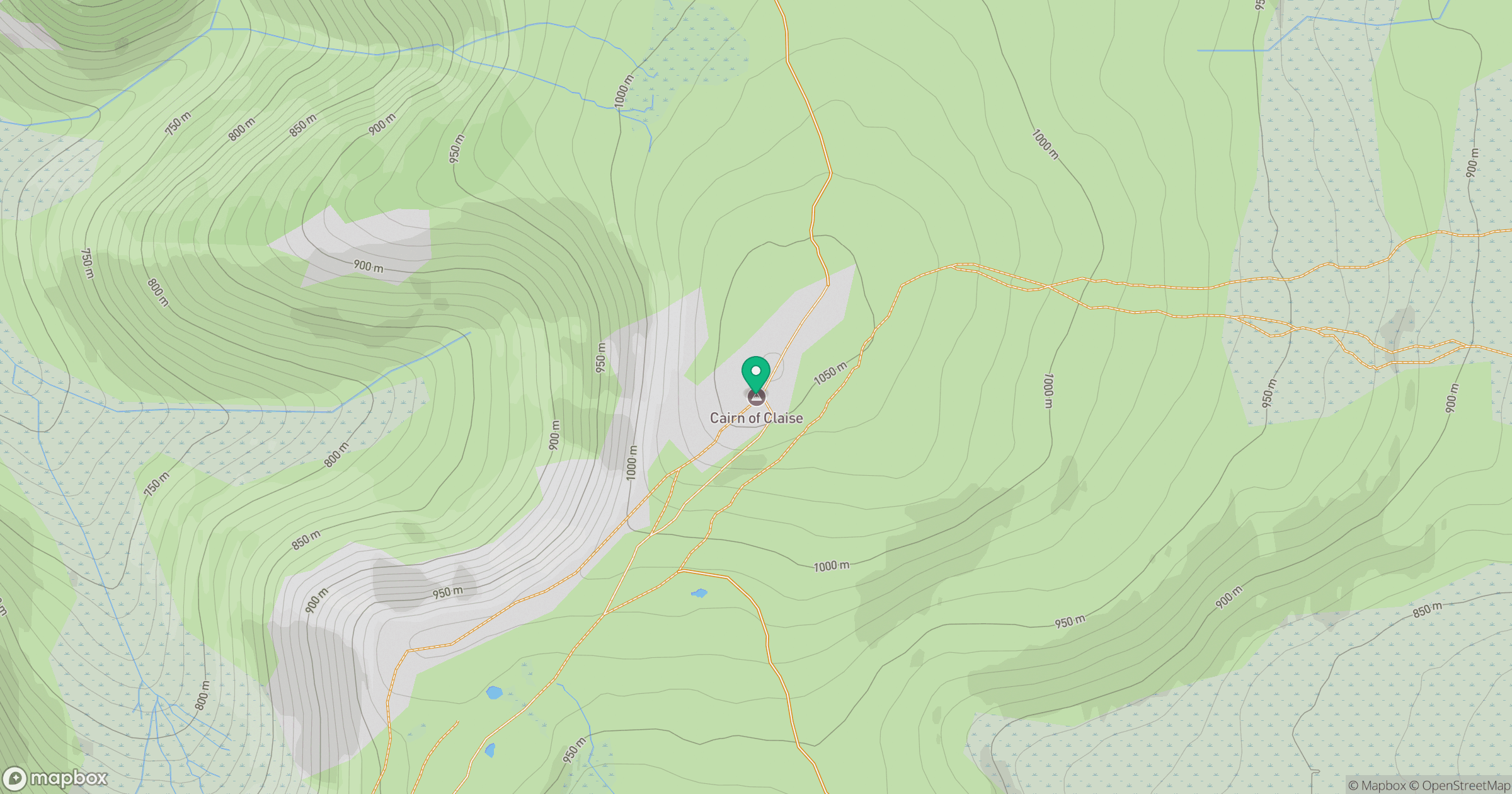 Cairn of Claise location map