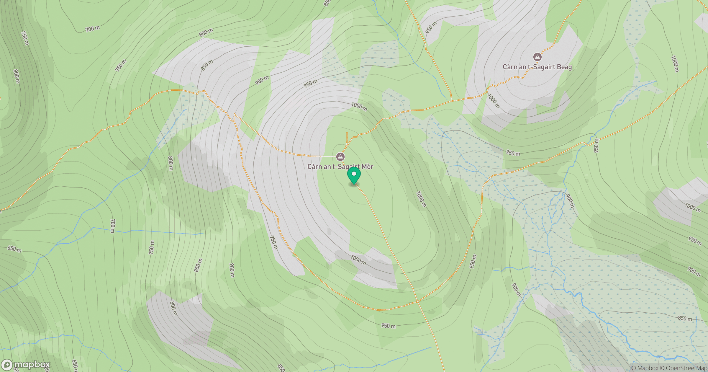 Carn an t-Sagairt Mor location map