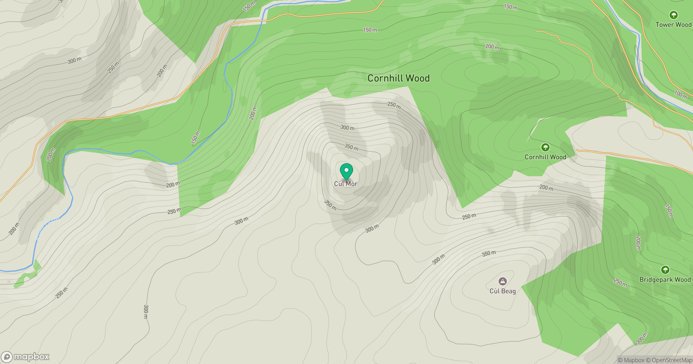 Cul Mor location map