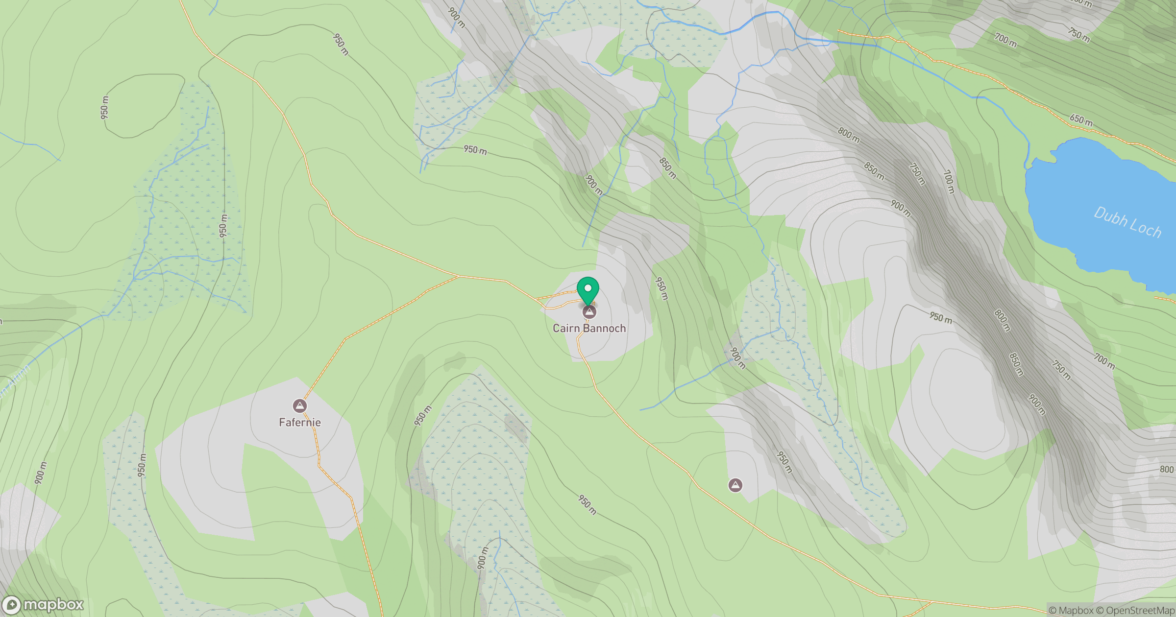 Cairn Bannoch location map