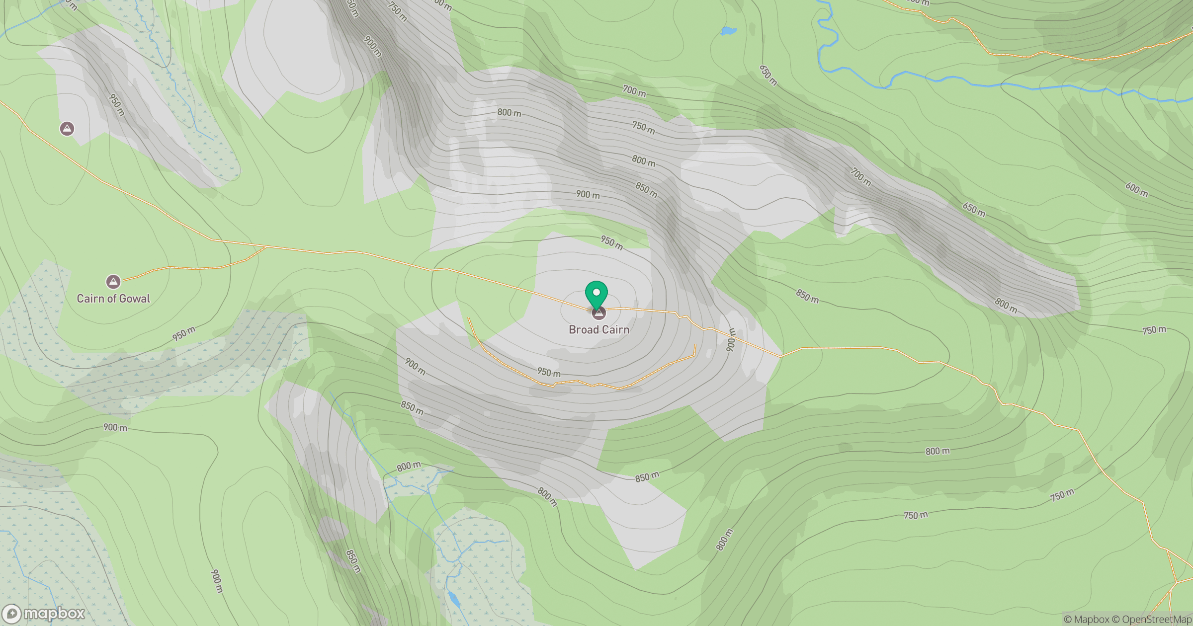 Broad Cairn location map