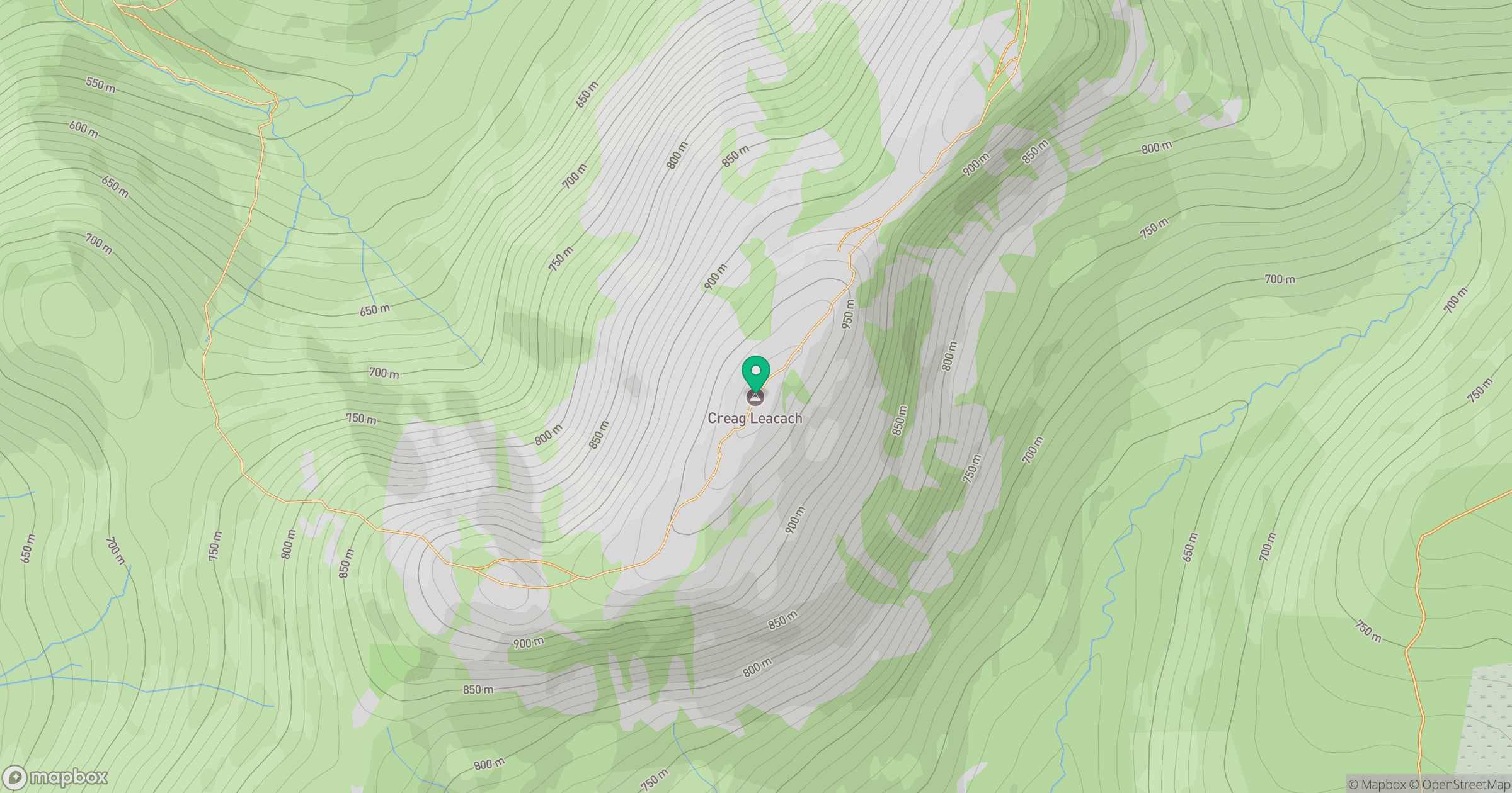 Creag Leacach location map