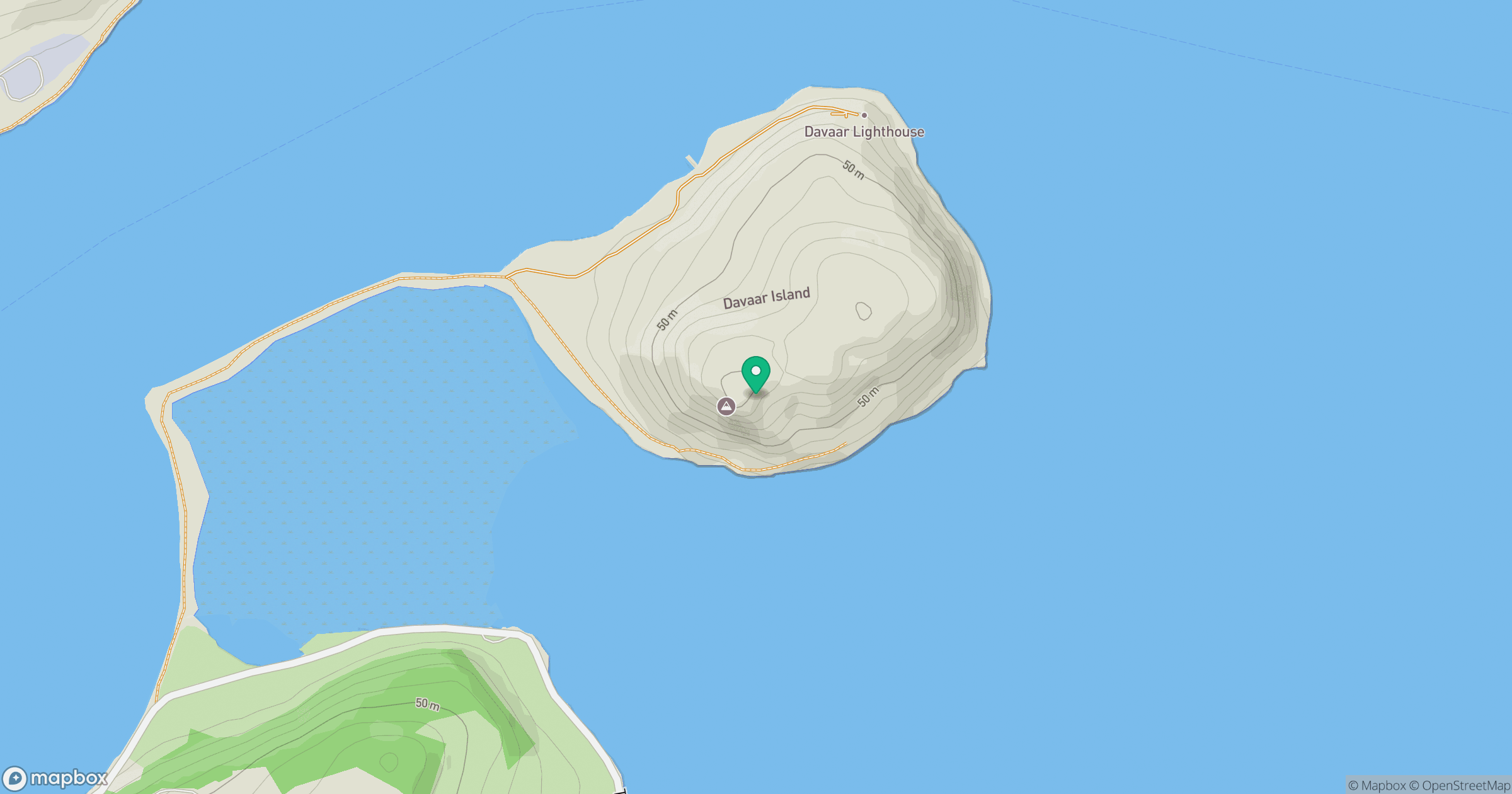 Island Davaar location map