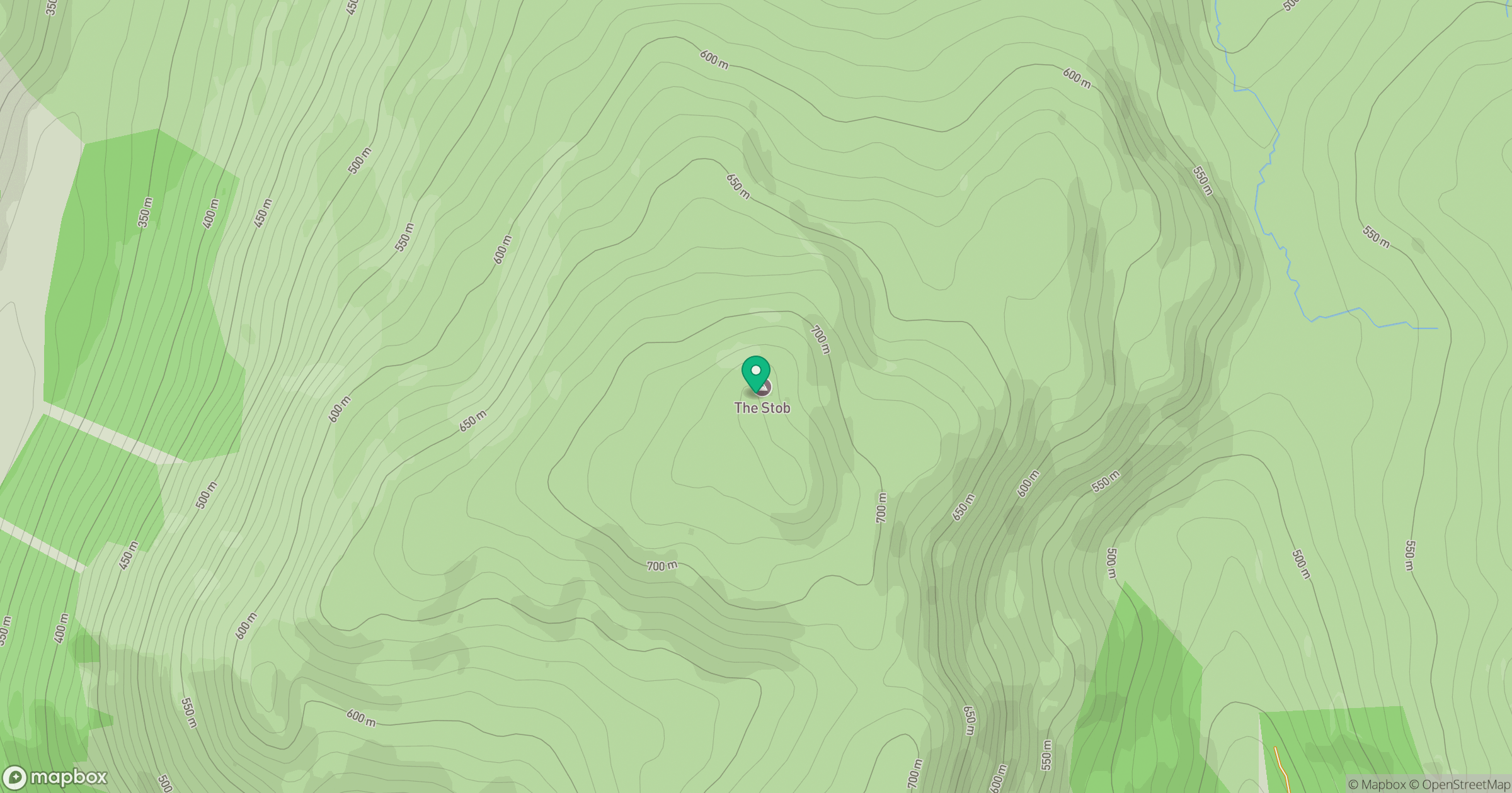 The Stob location map