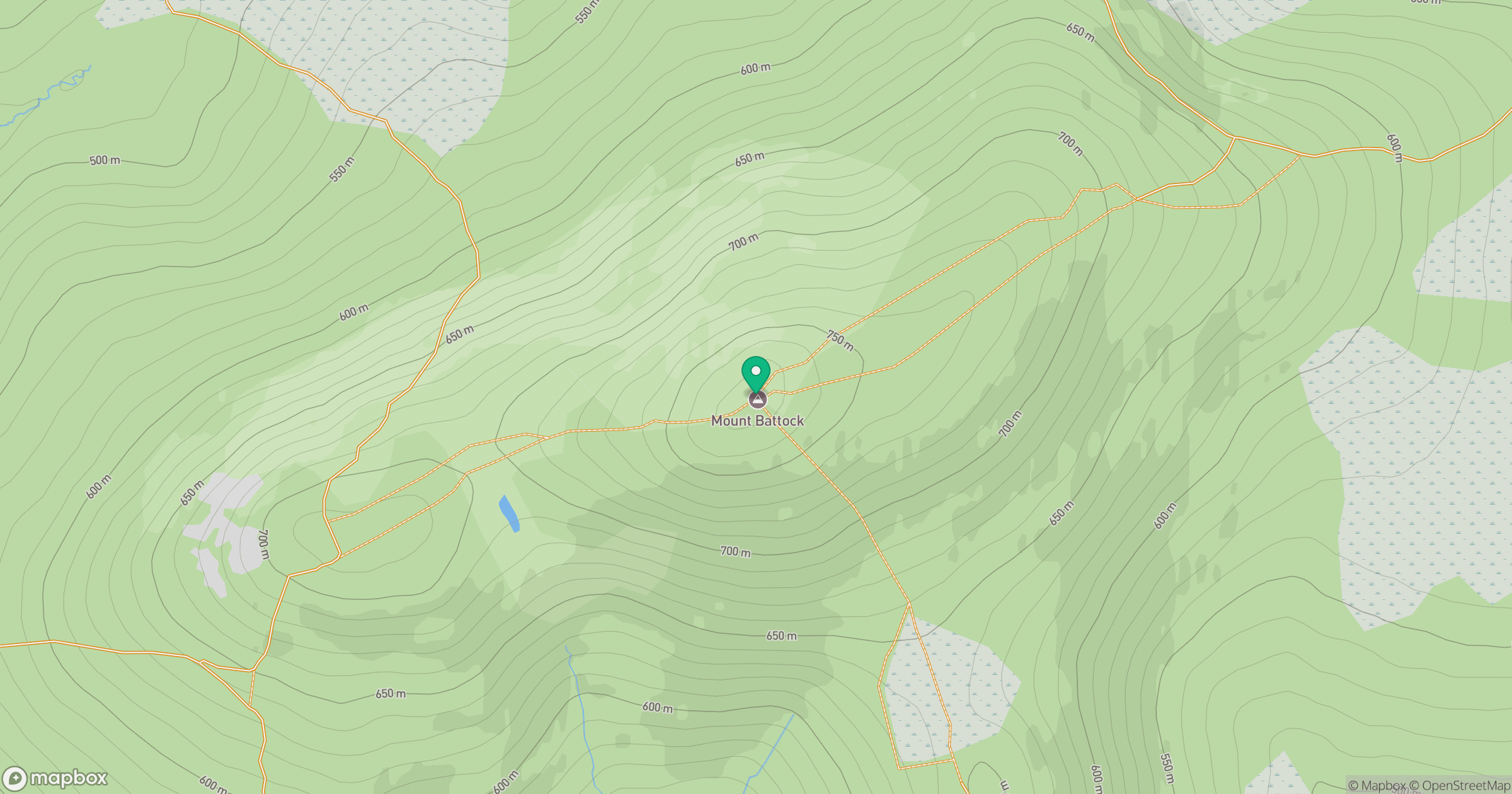 Mount Battock location map