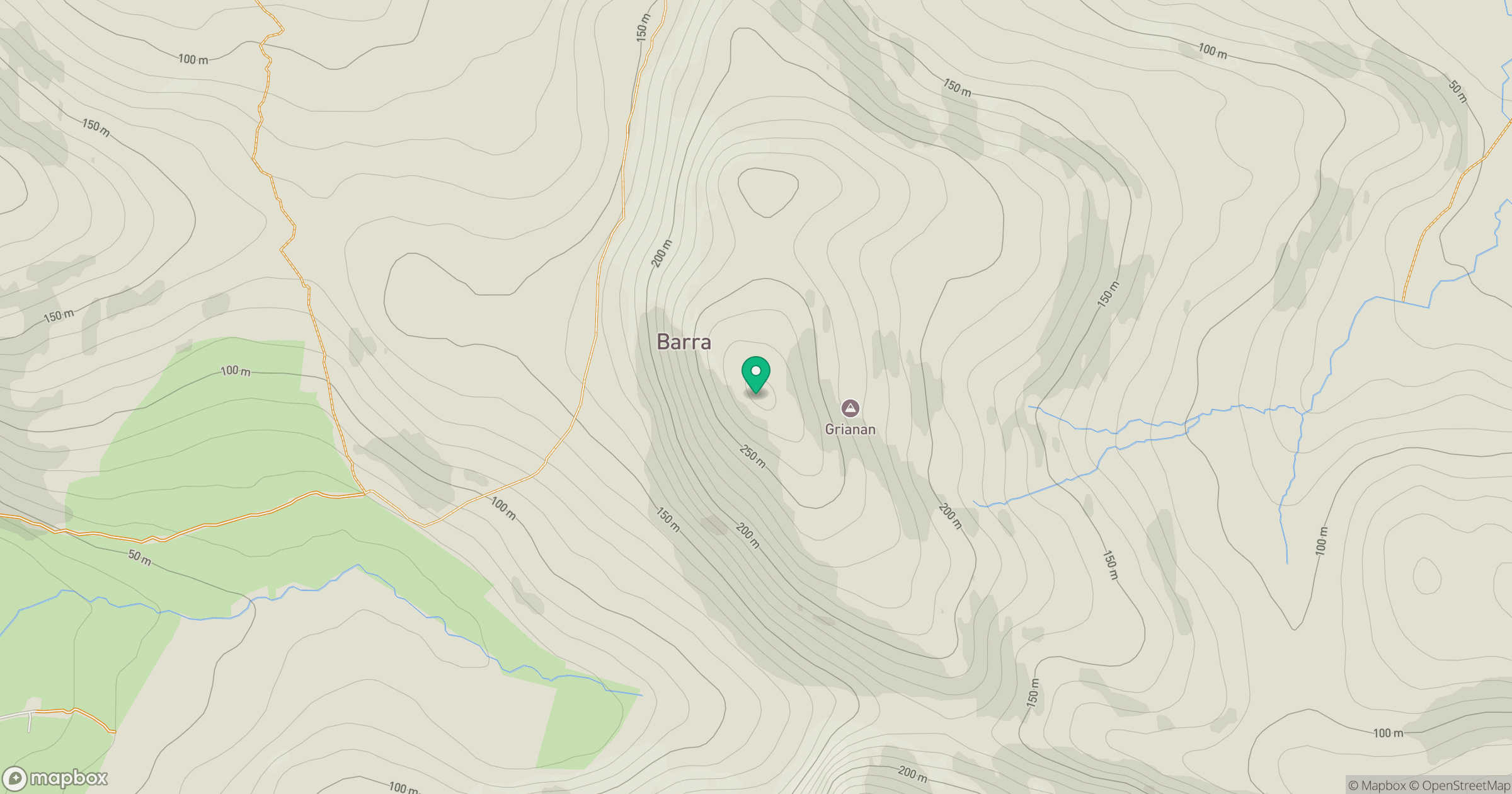 Grianan location map