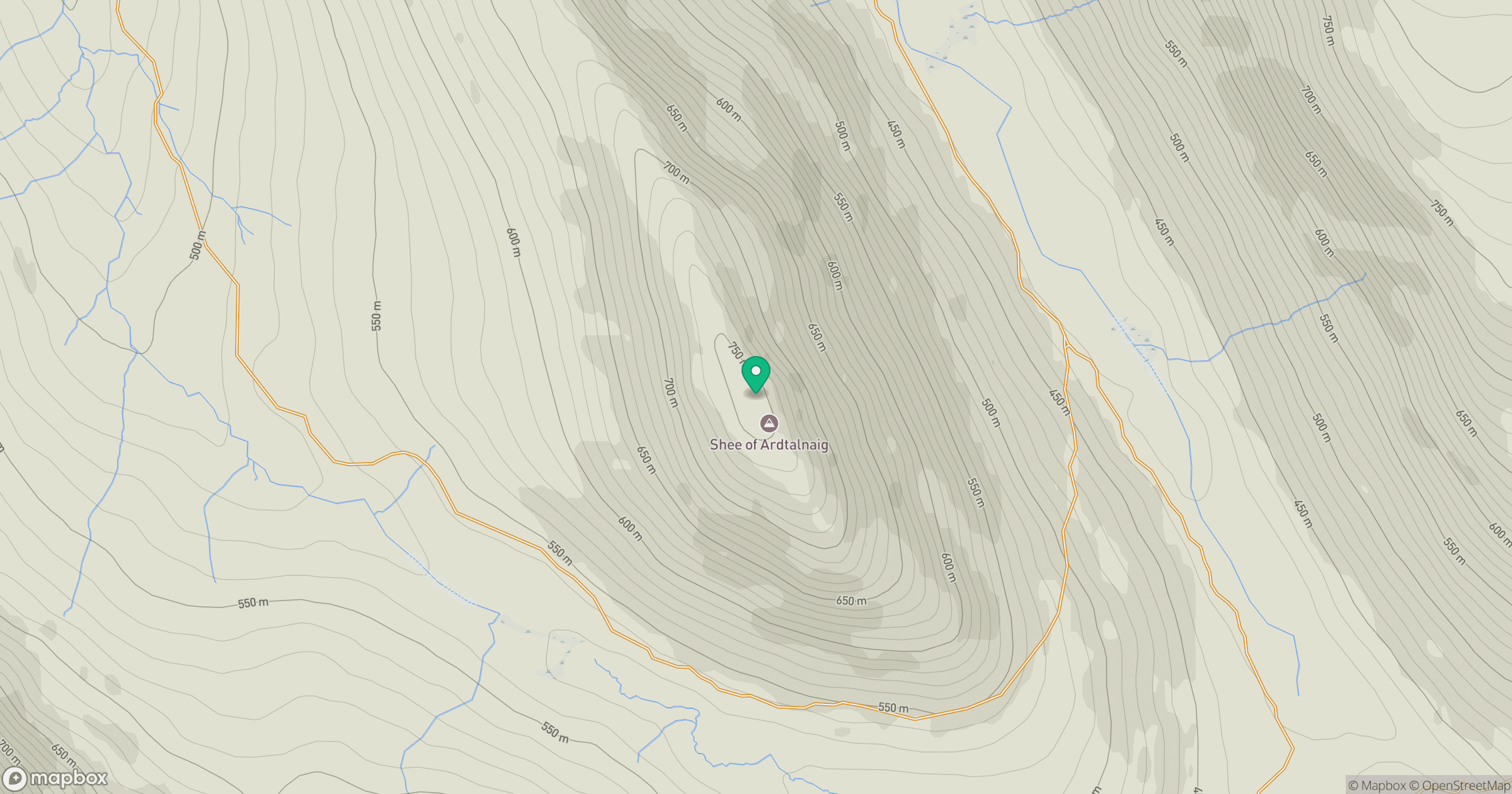 Shee of Ardtalnaig [Ciste Buide a' Claidheimh] location map