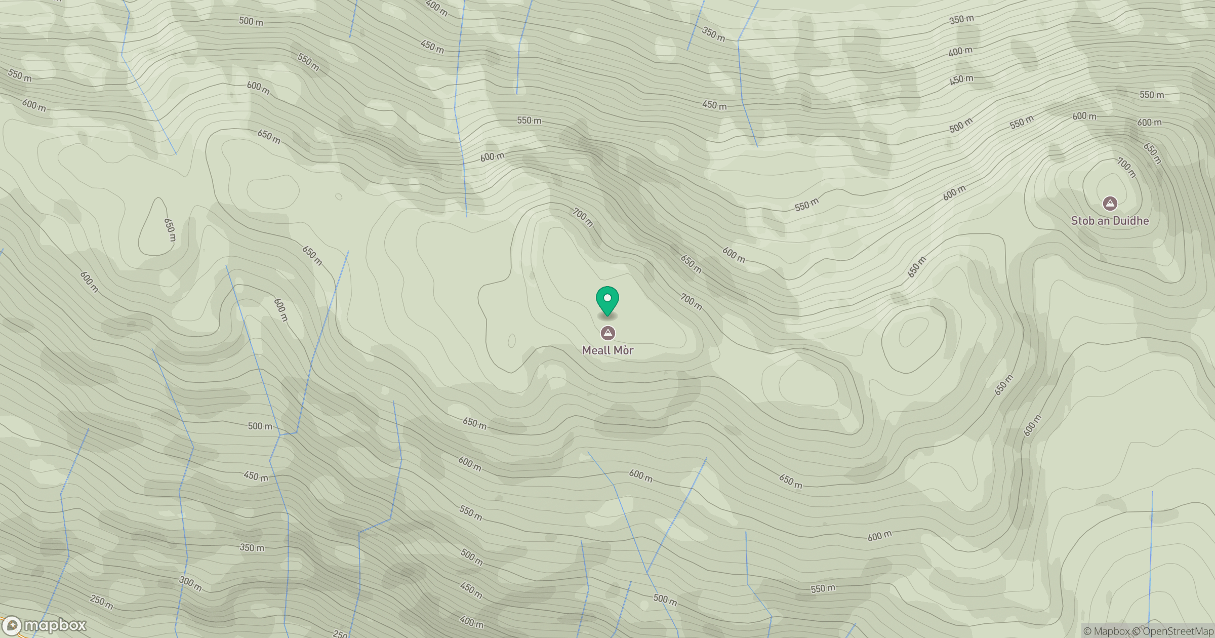 Meall Mor location map