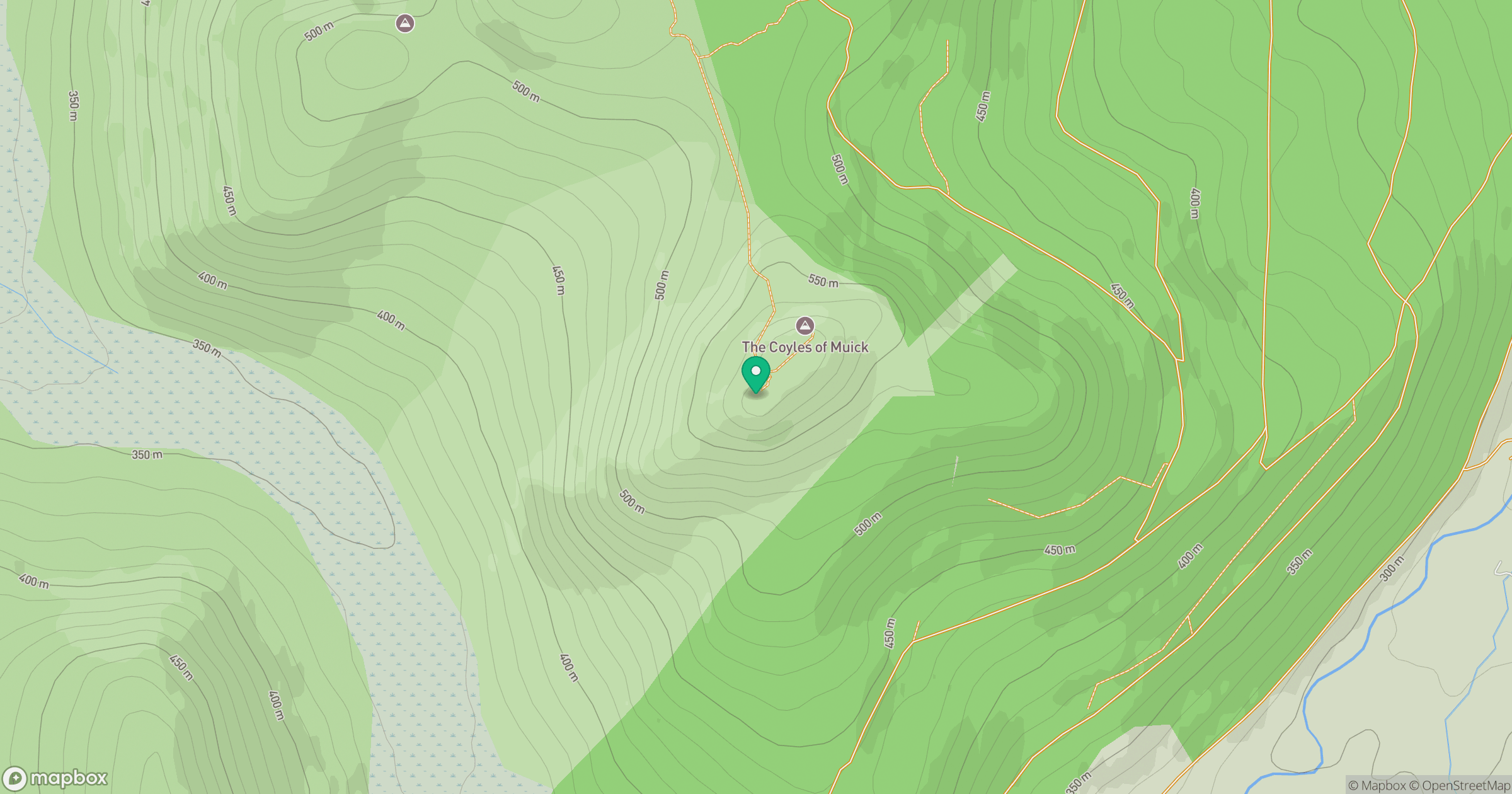 The Coyles of Muick location map