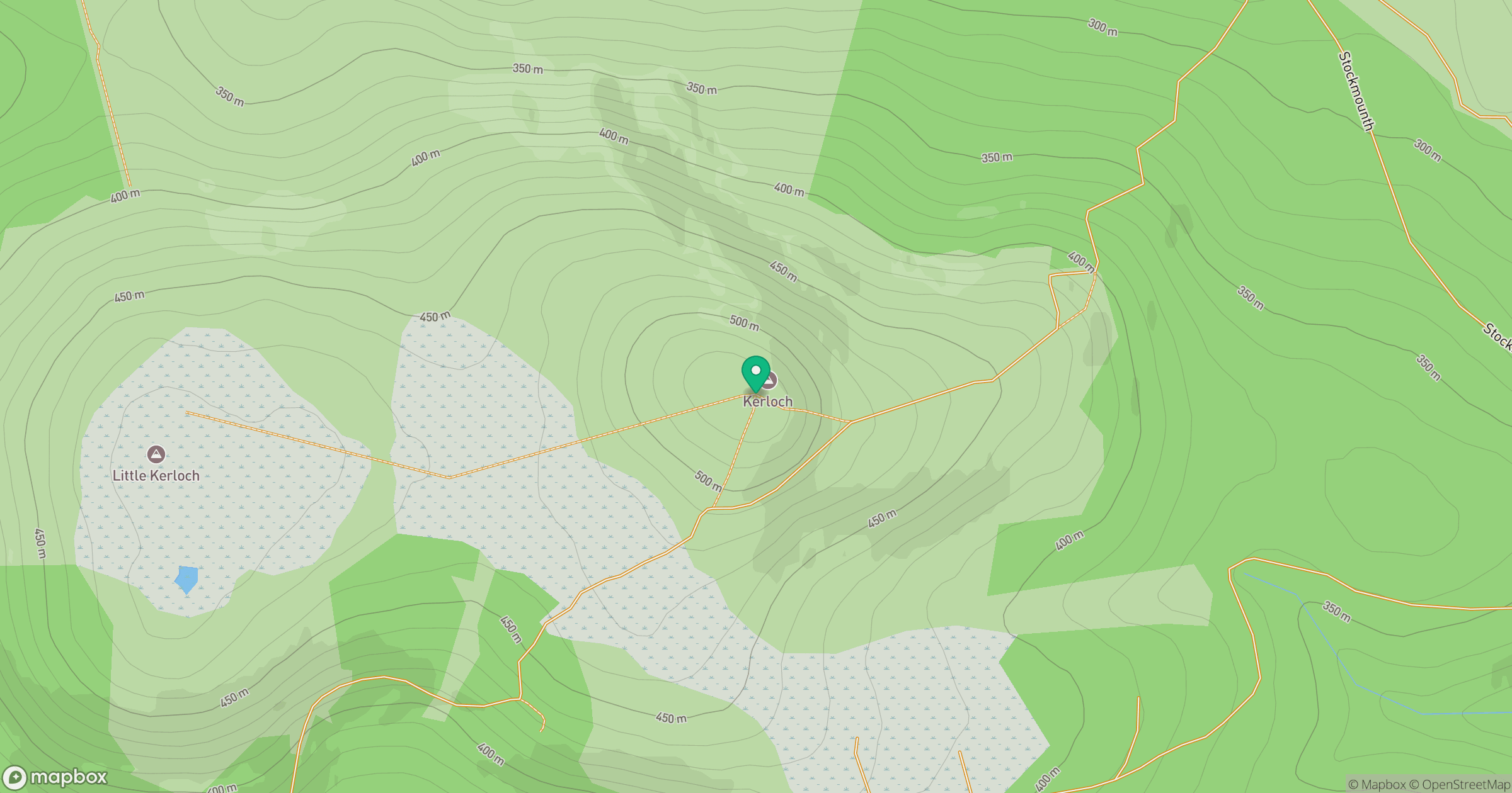 Kerloch location map