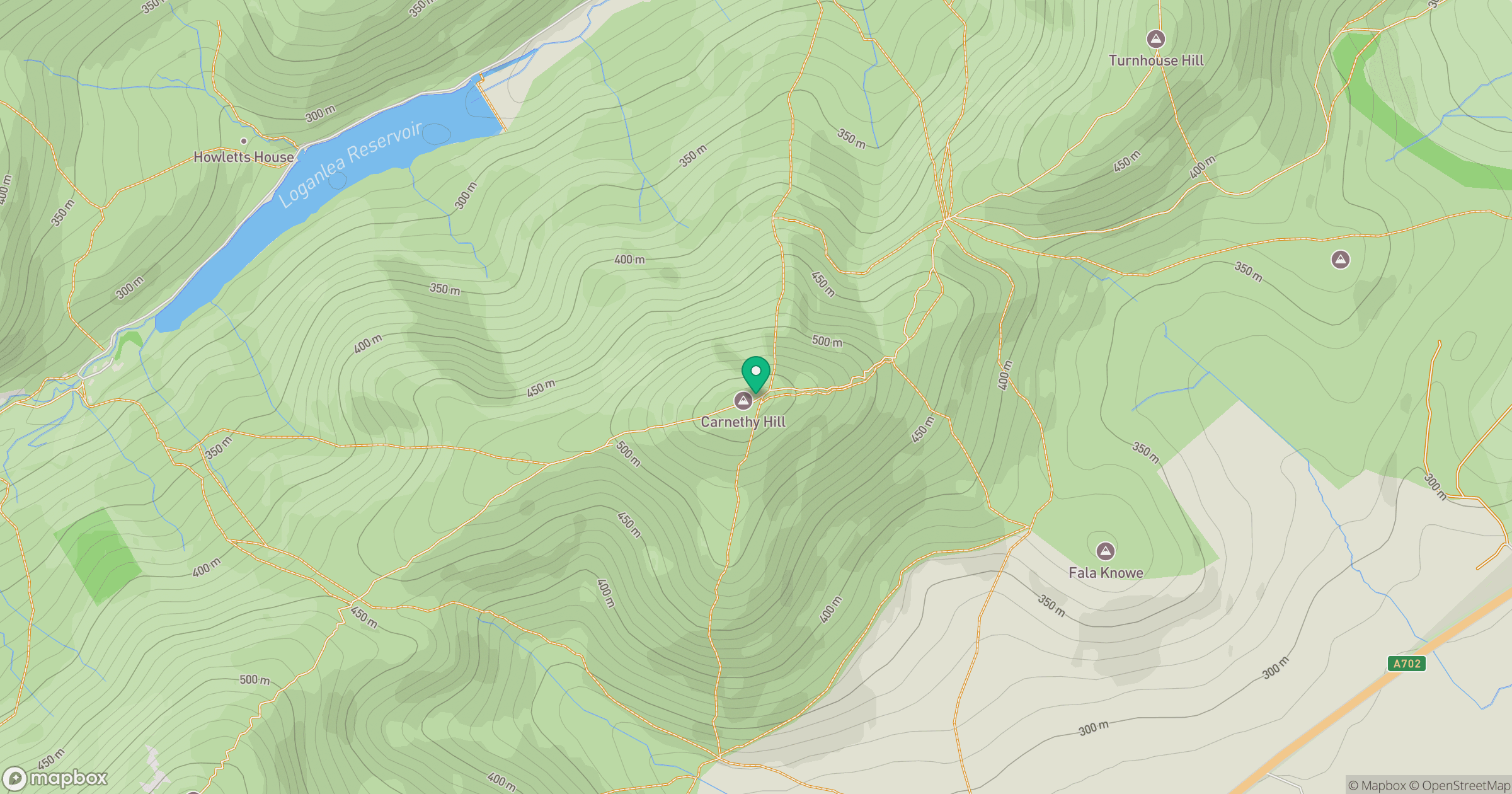 Carnethy Hill location map