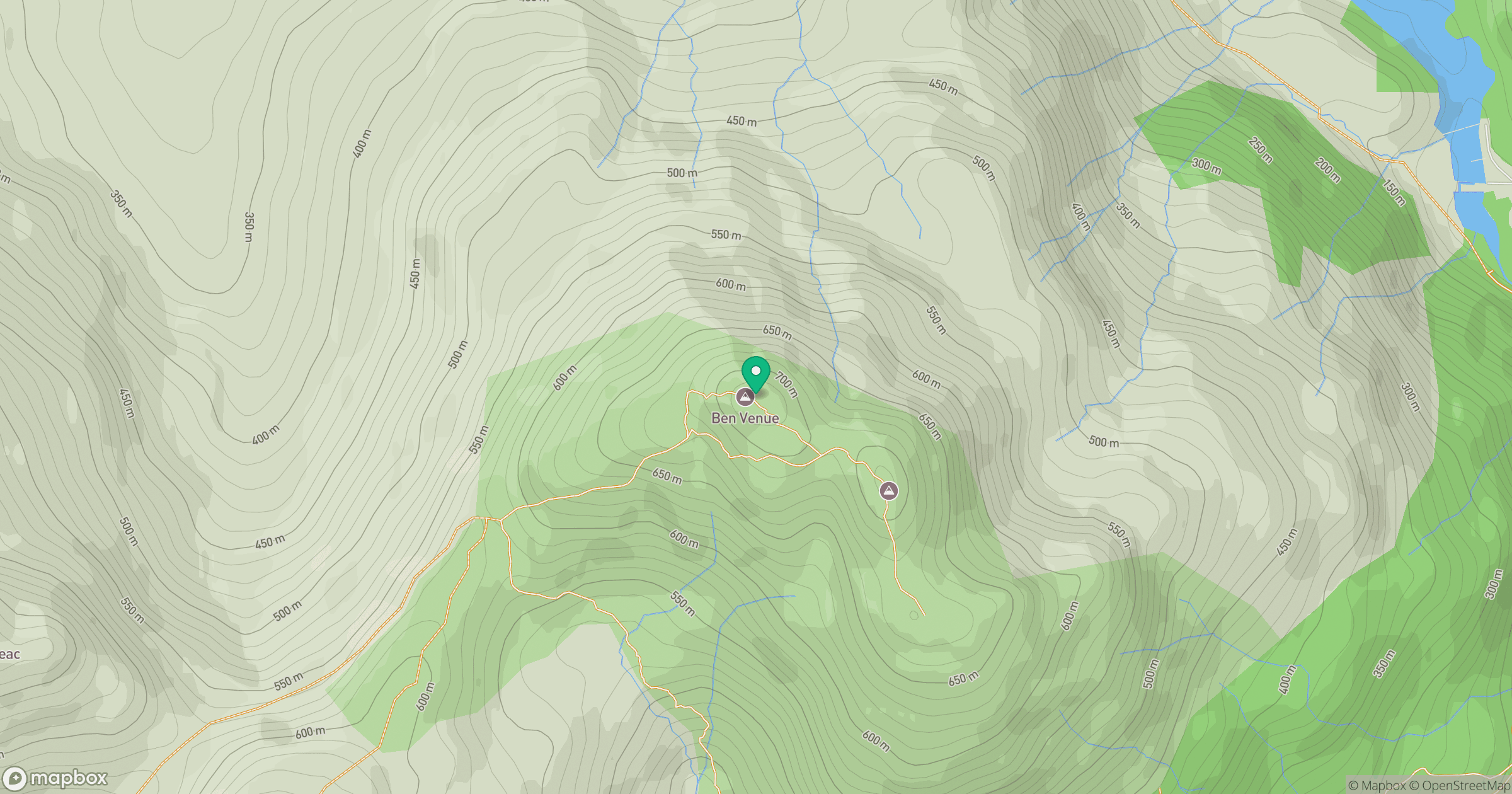 Ben Venue location map