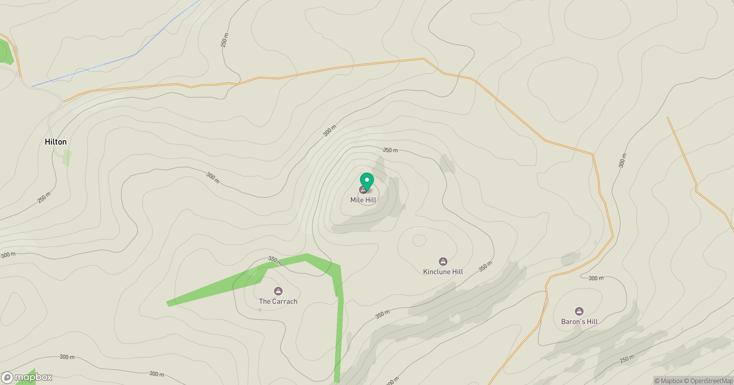 Mile Hill location map