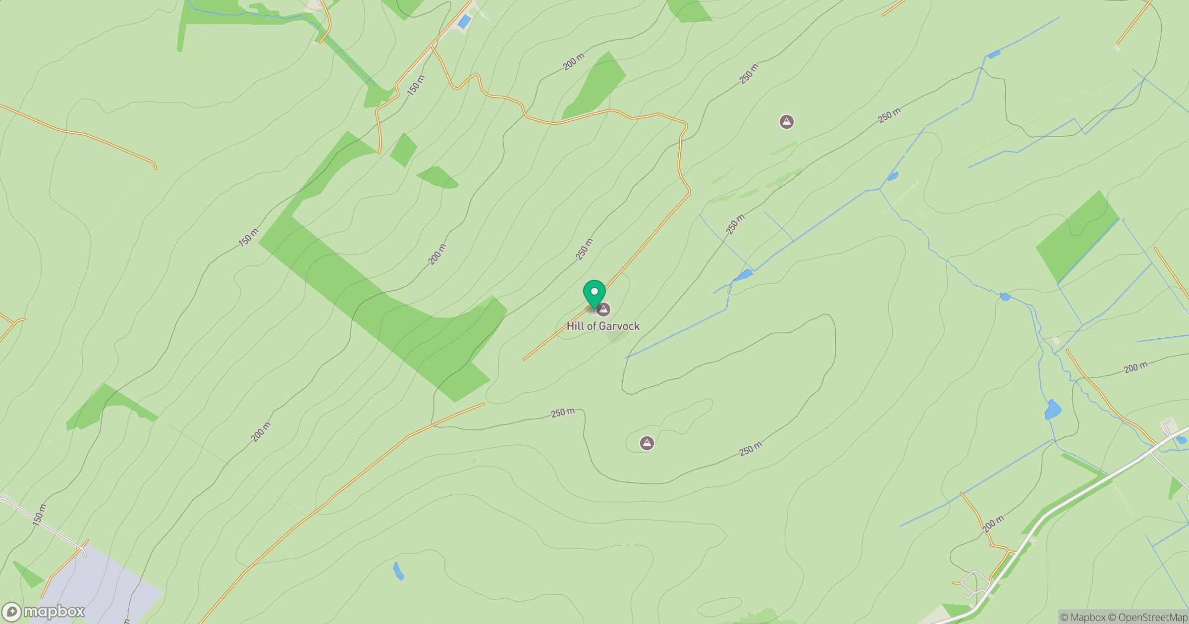 Hill of Garvock location map