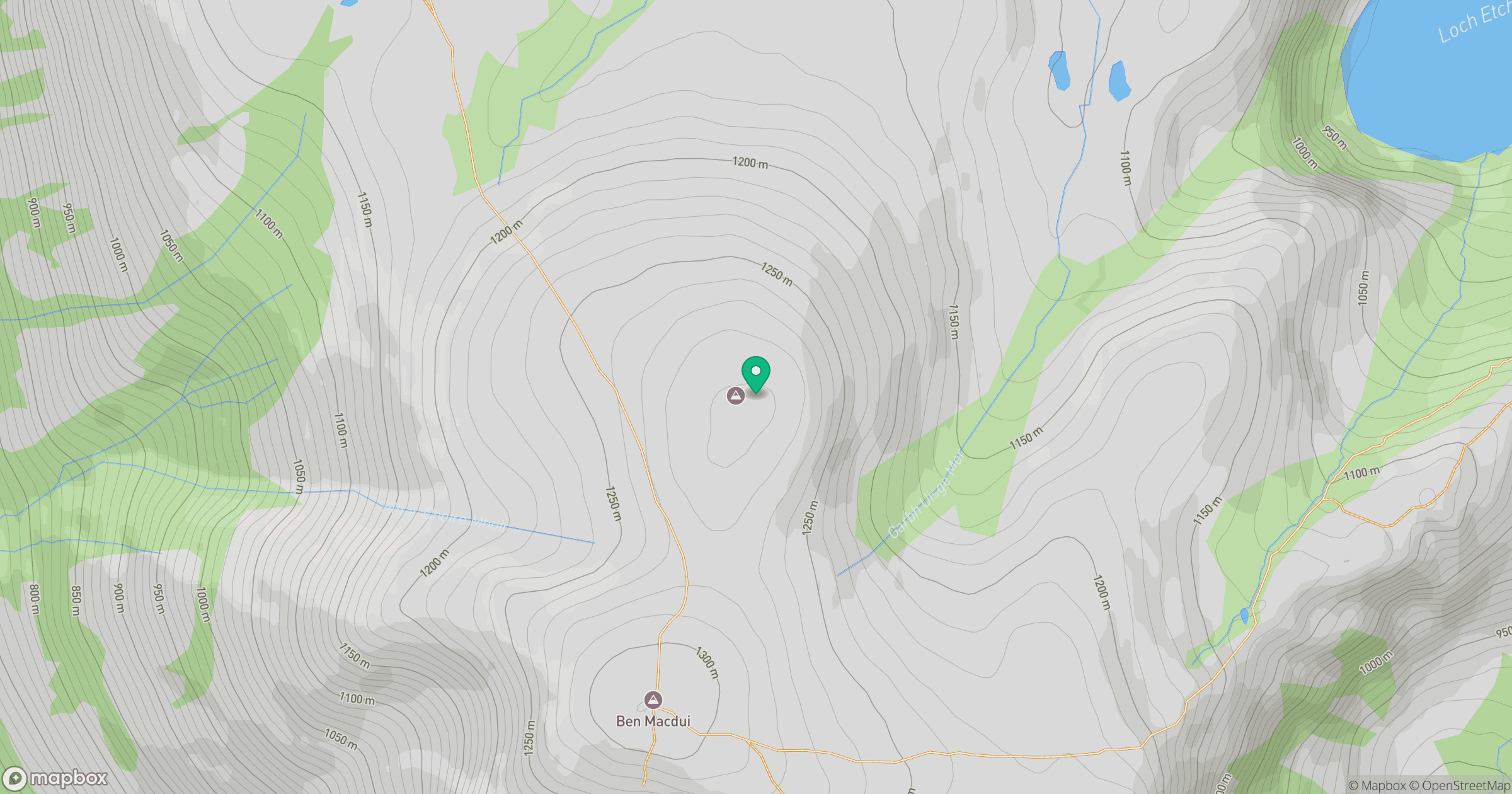 Ben Macdui North Top location map