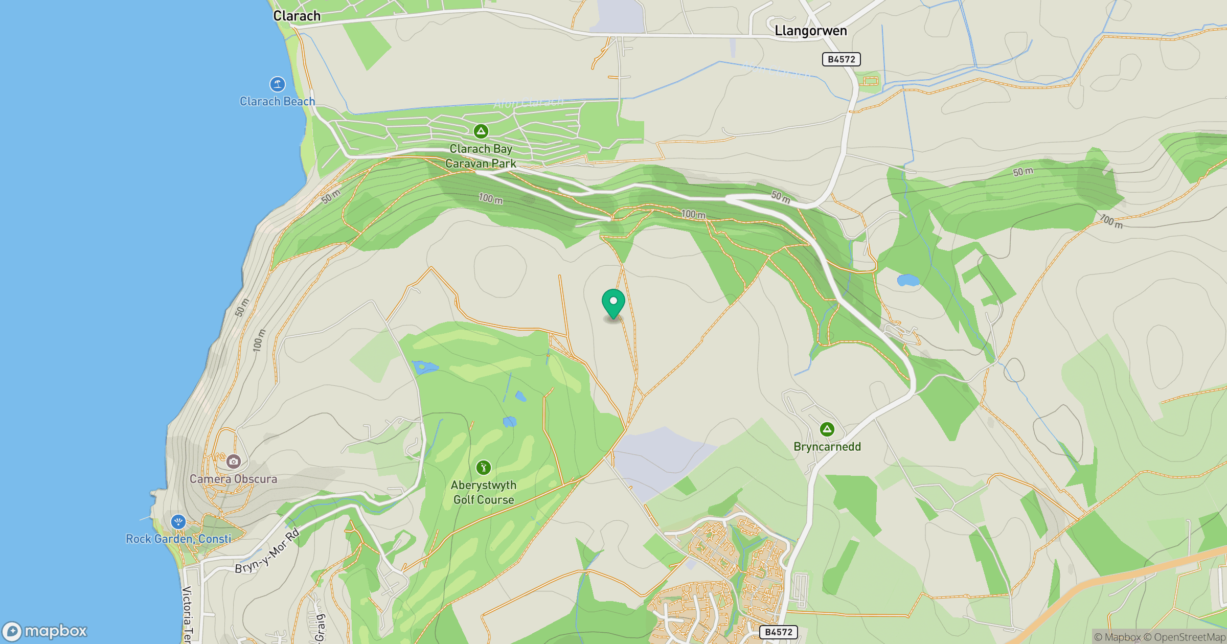 Penglais location map