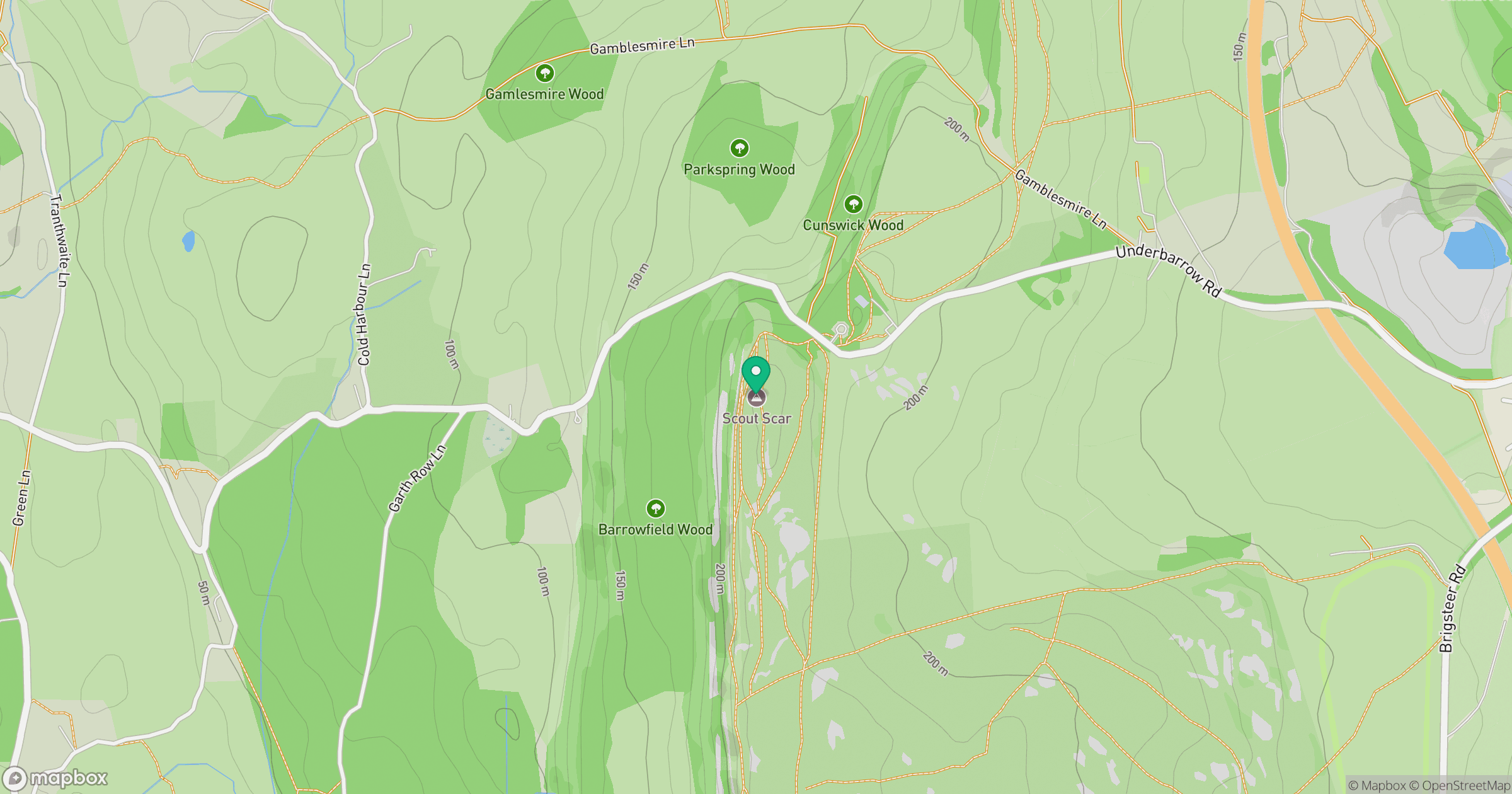 Scout Scar location map
