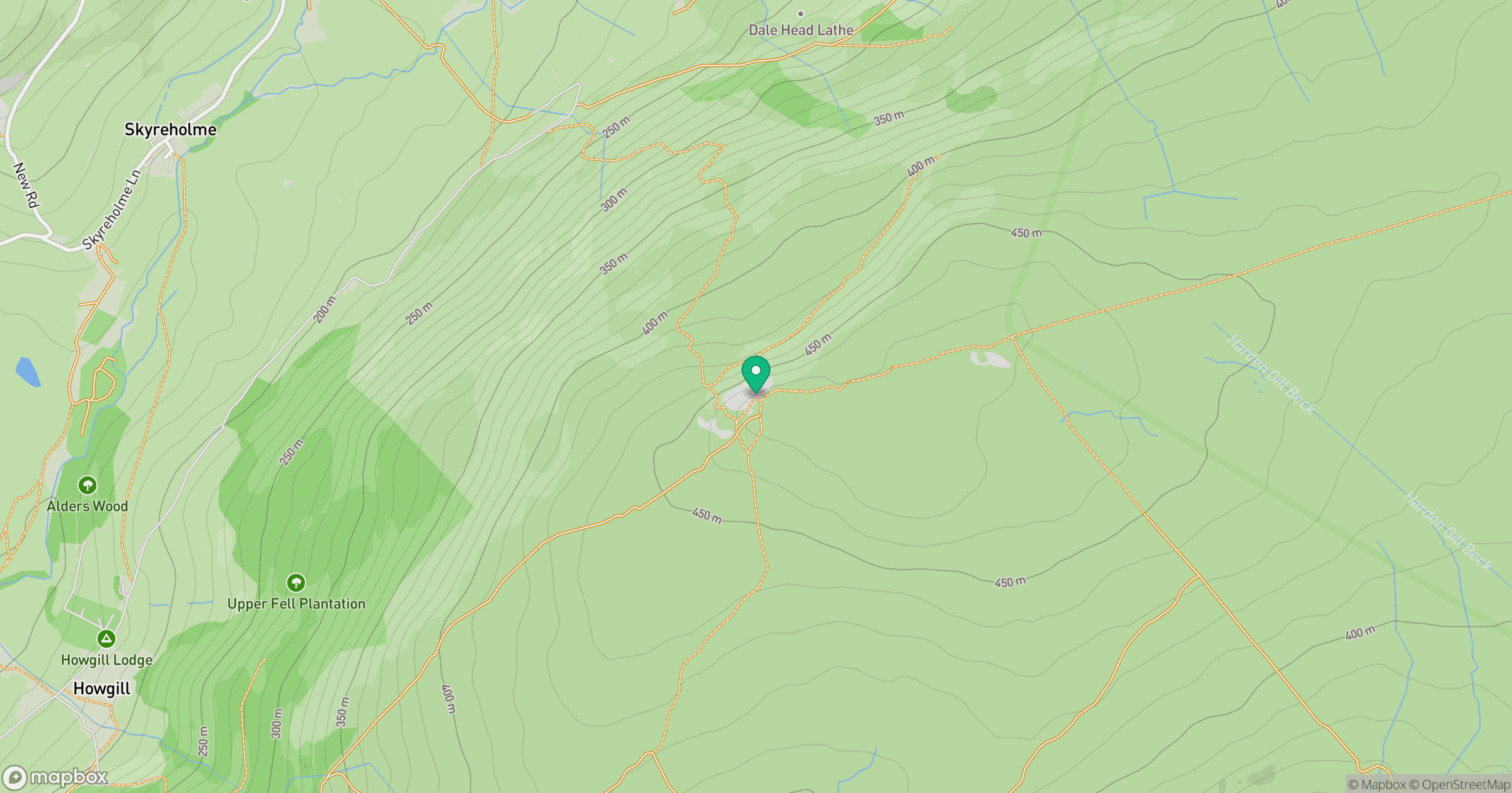 Simon's Seat location map