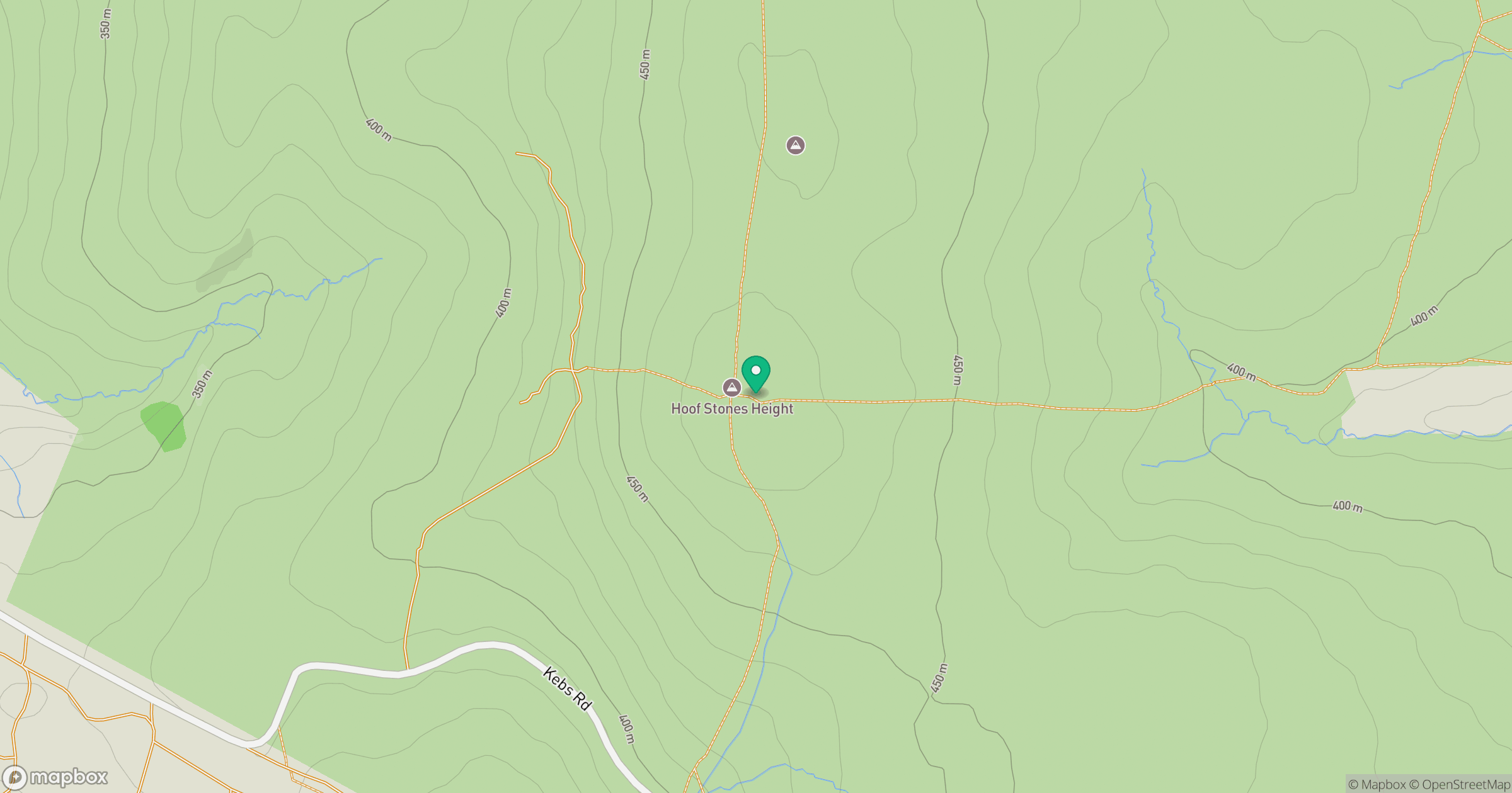 Hoof Stones Height [Black Hameldon] location map