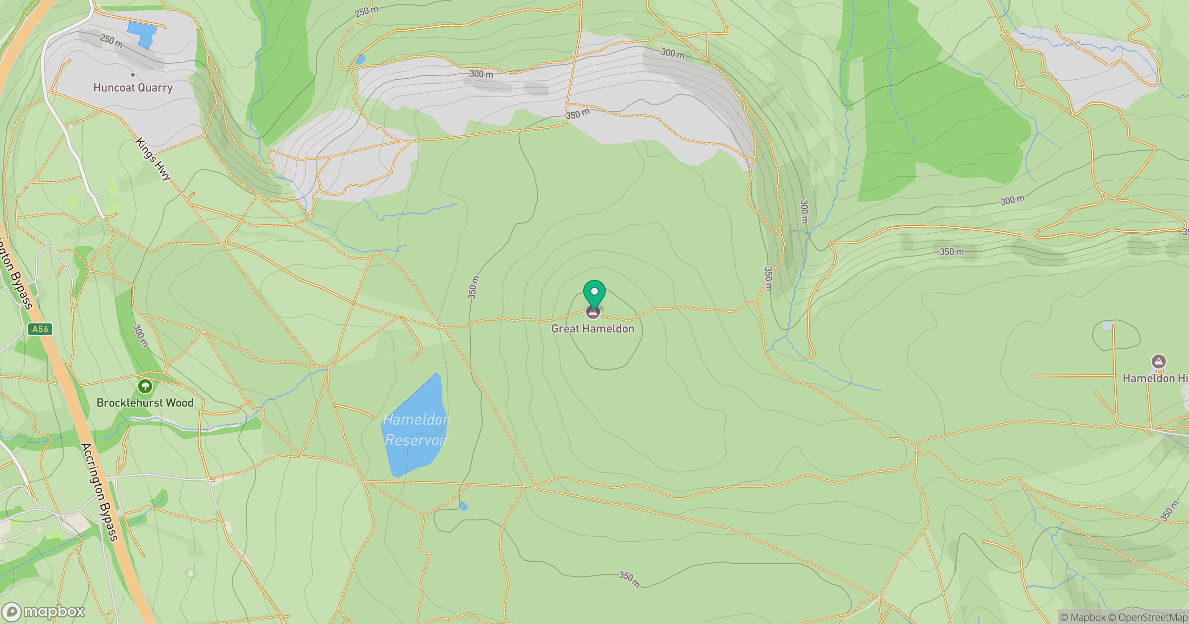 Great Hameldon location map