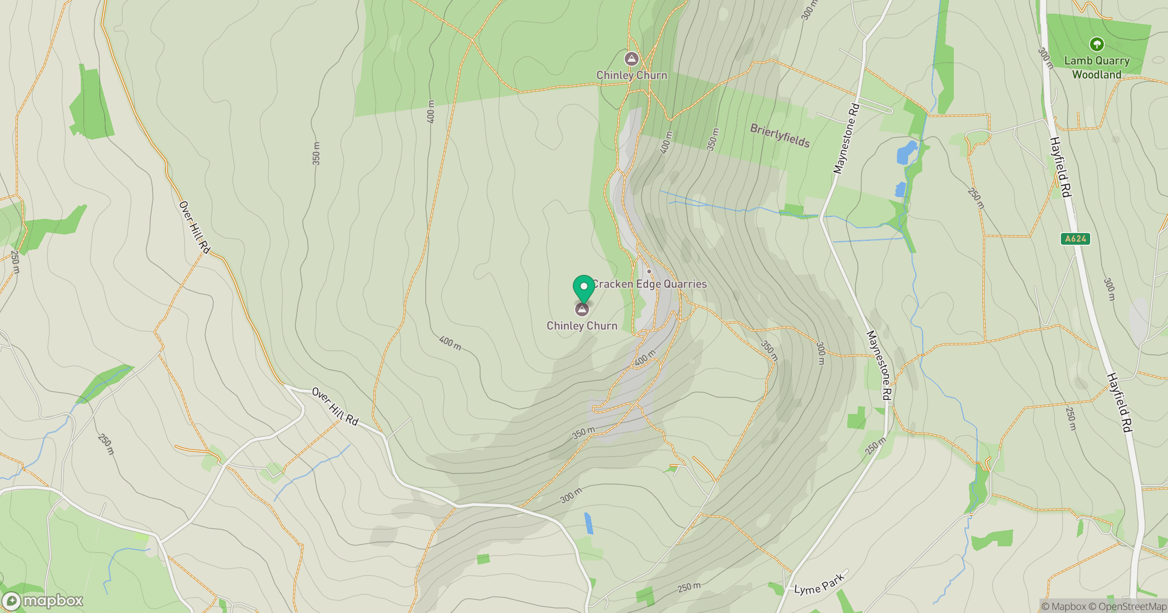 Chinley Churn (old GR) location map
