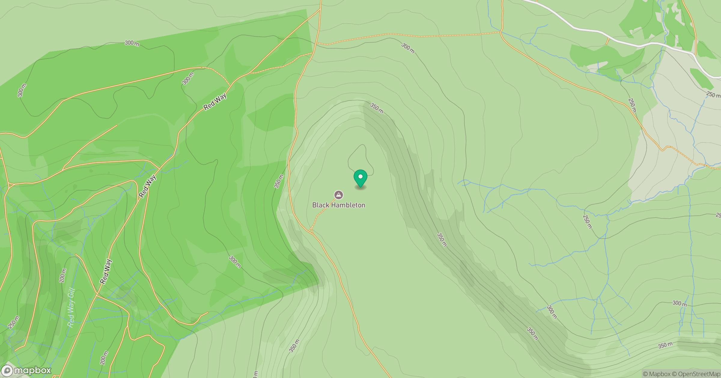 Black Hambleton location map