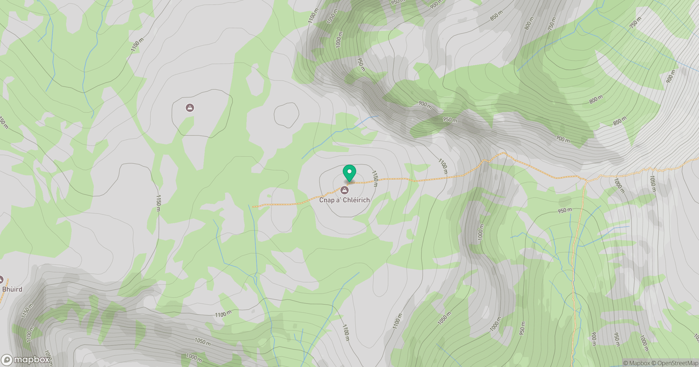 Cnap a' Chleirich location map