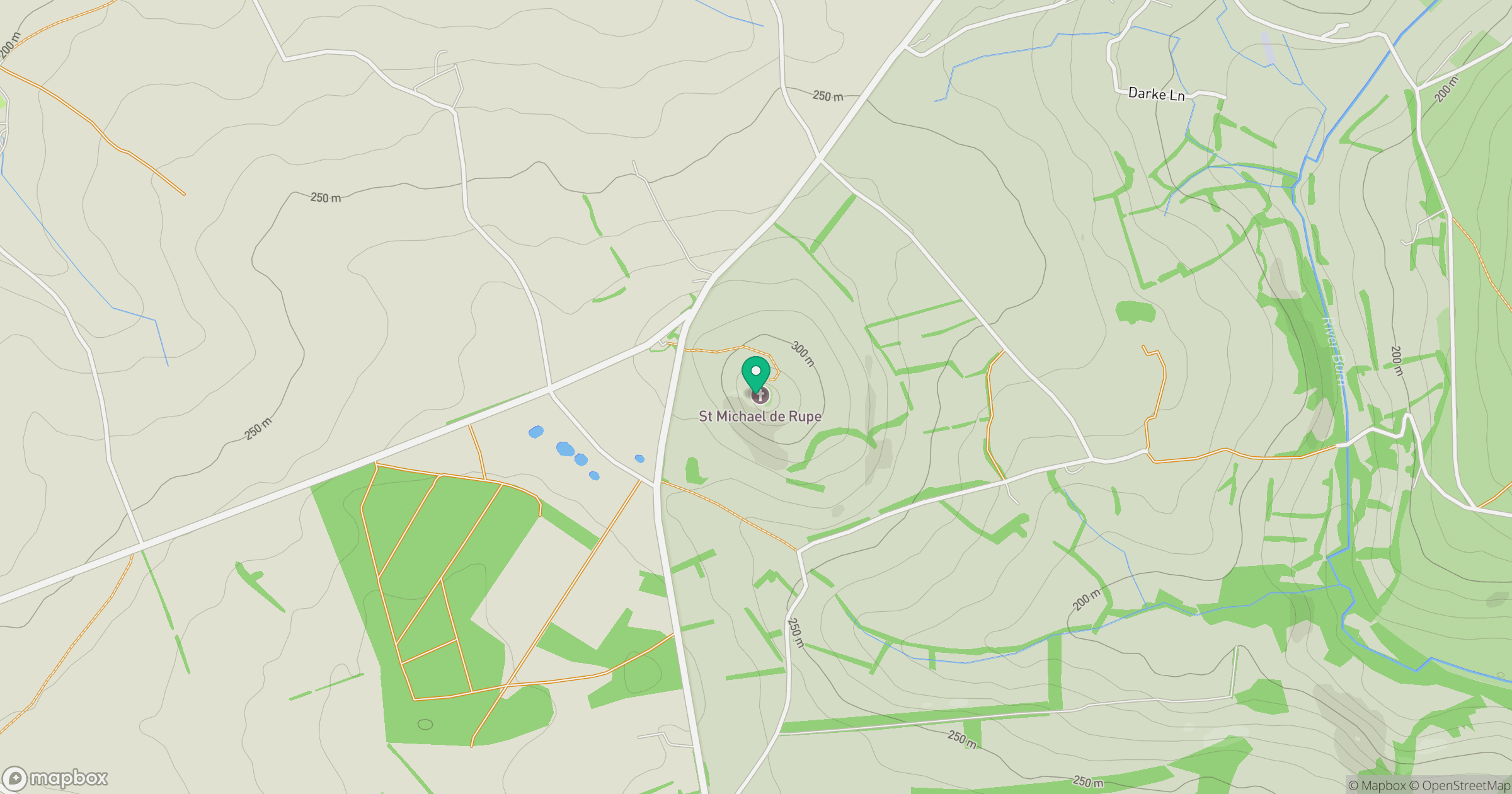 Brent Tor location map