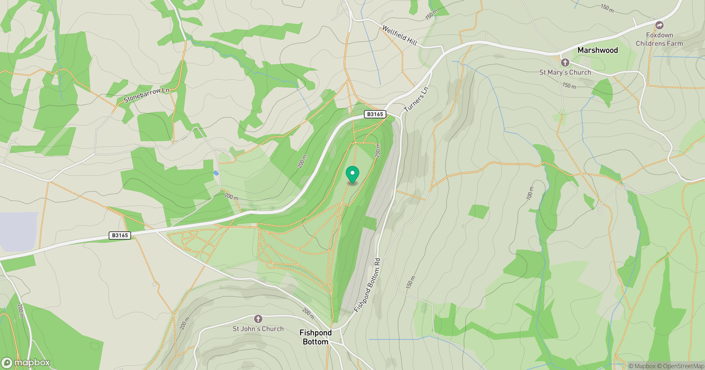 Lambert's Castle Hill location map