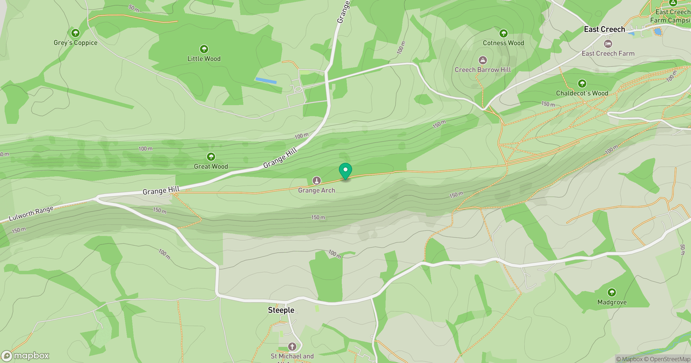 Ridgeway Hill location map