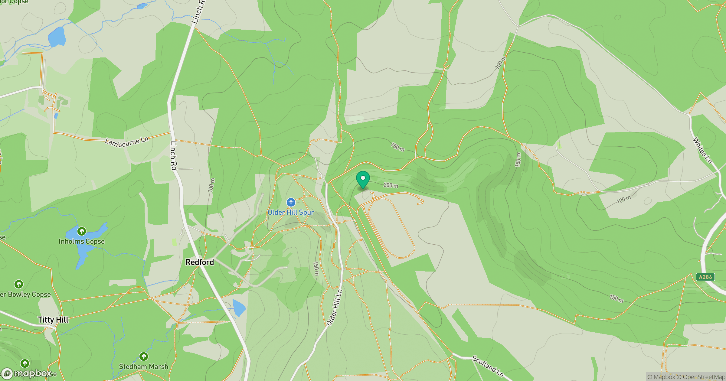 Telegraph Hill location map