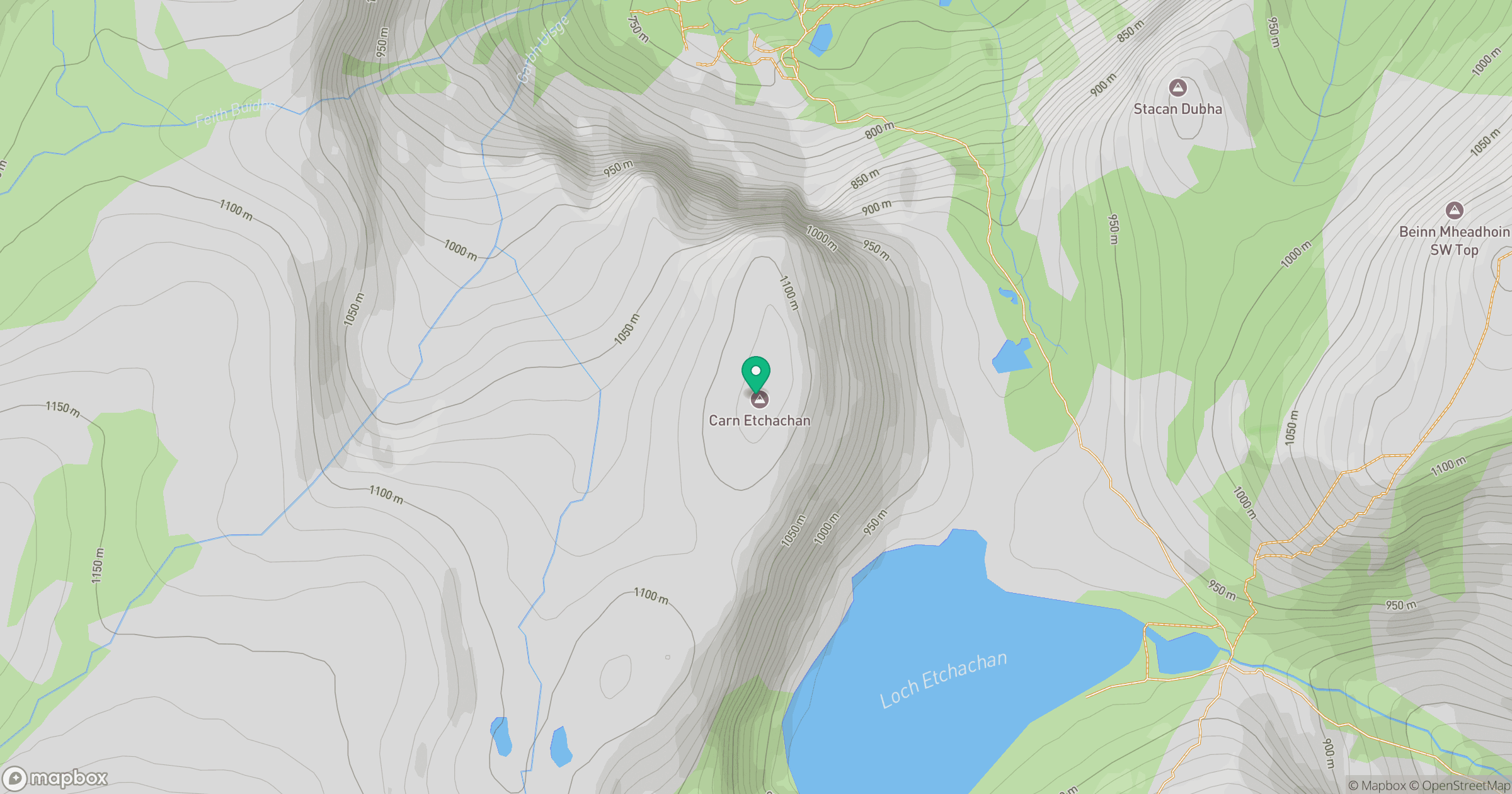 Carn Etchachan location map