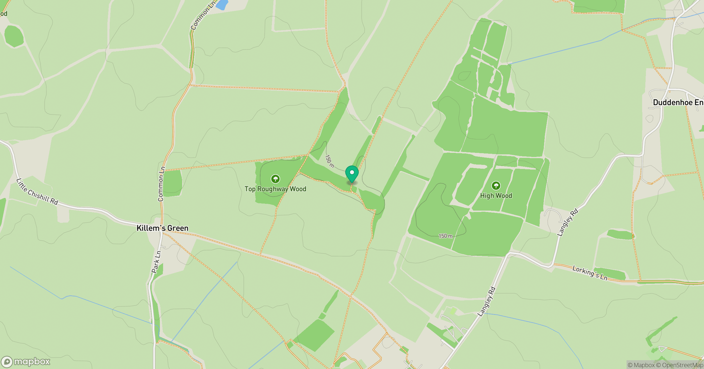 Chrishall Common location map