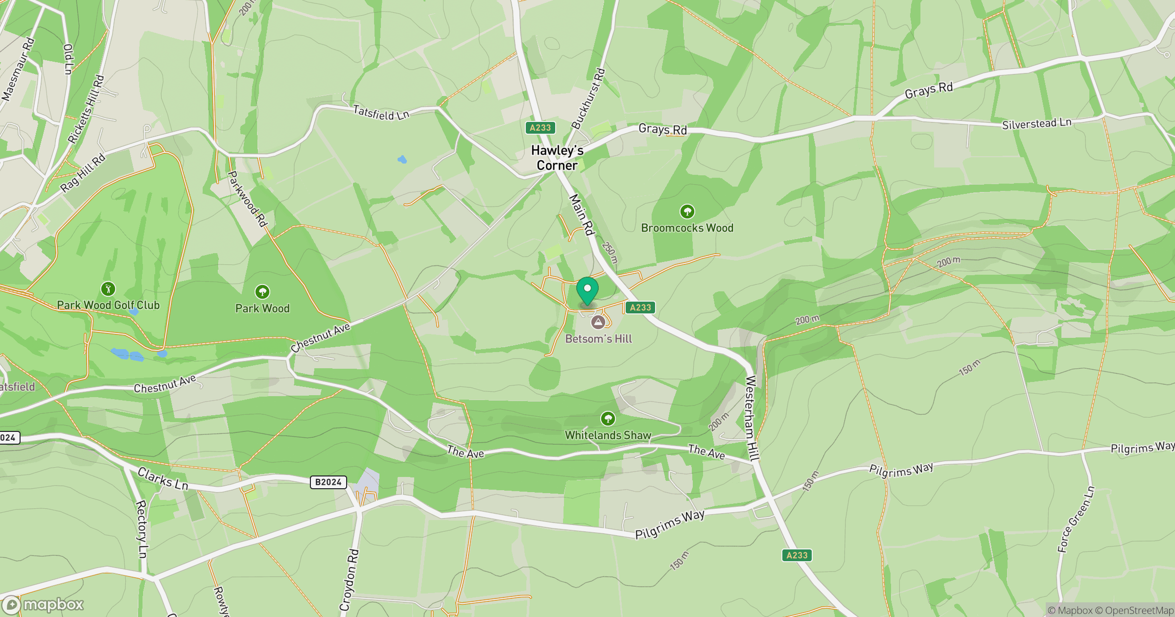 Betsom's Hill location map