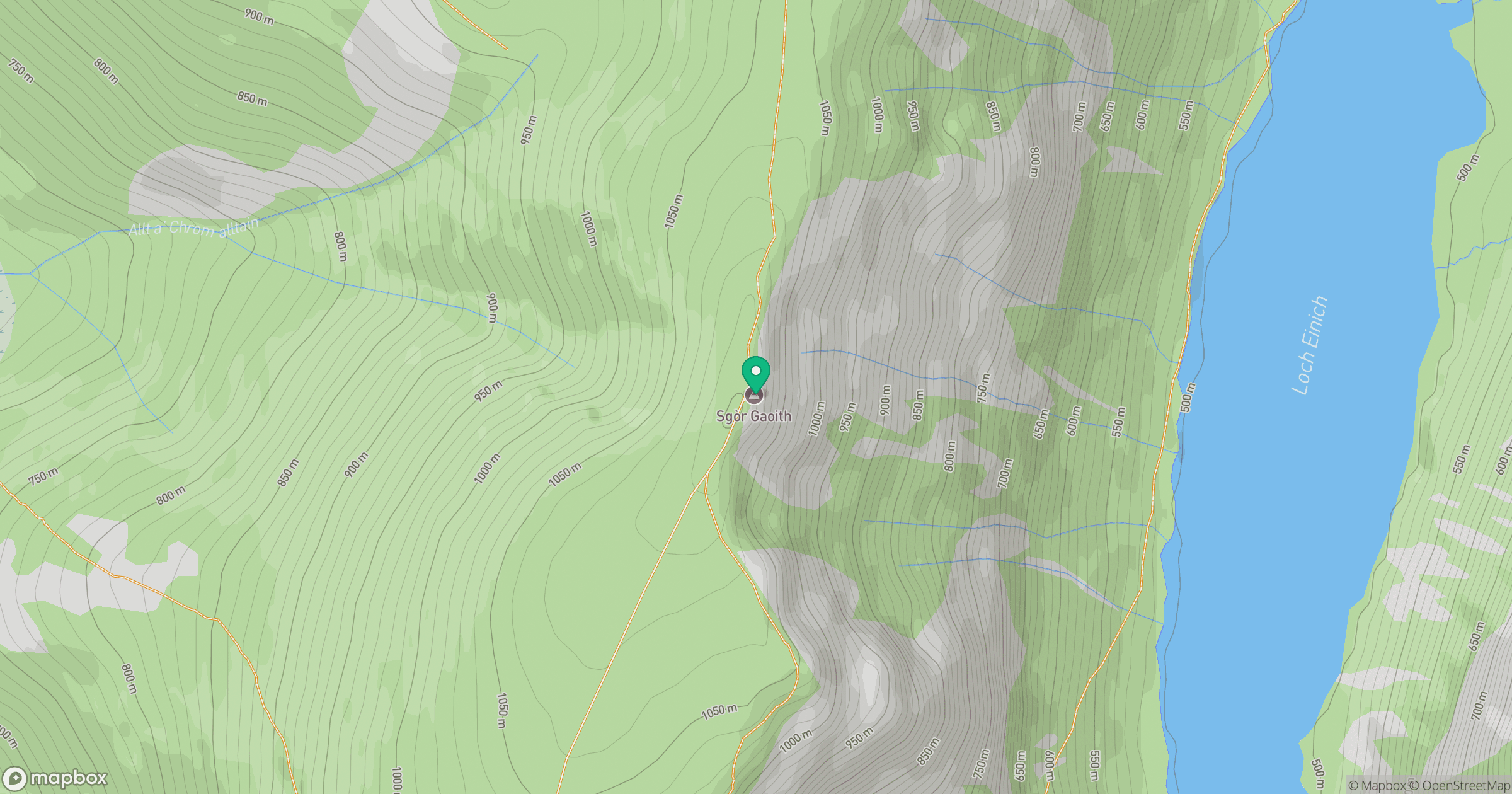 Sgor Gaoith location map