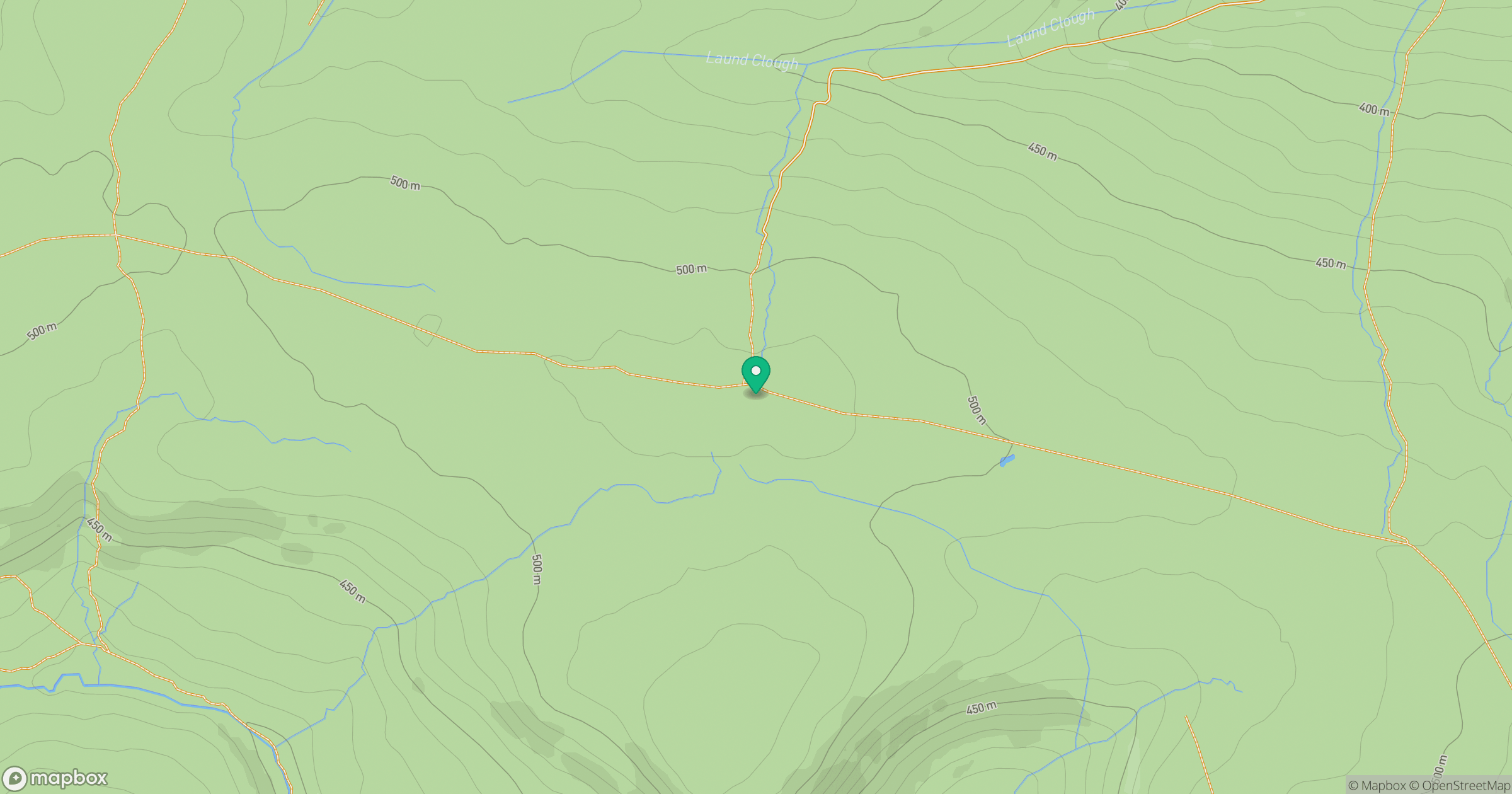 Hoar Stones - Howden Edge location map