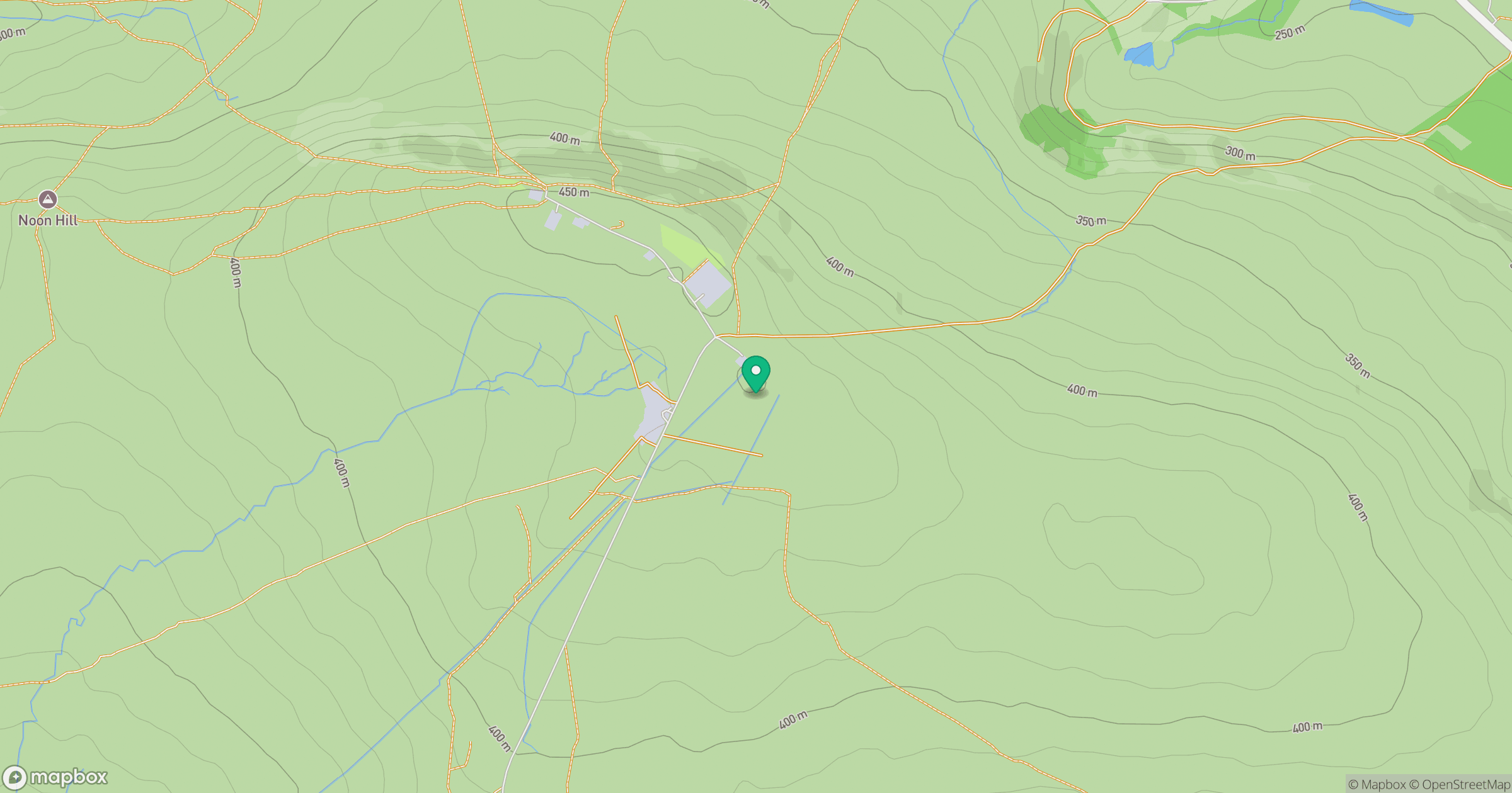 Winter Hill (boundary) location map
