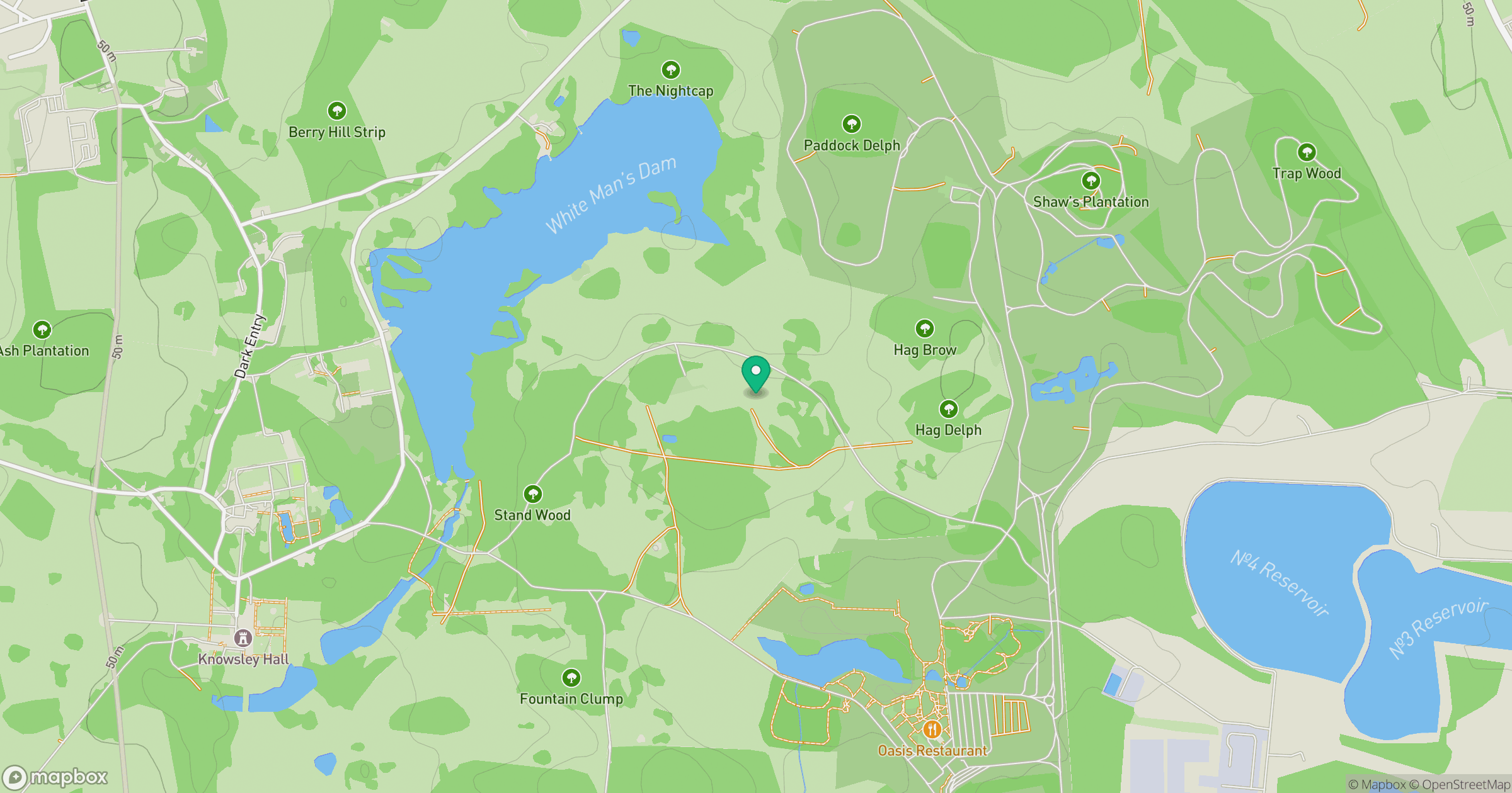 Knowsley Park location map