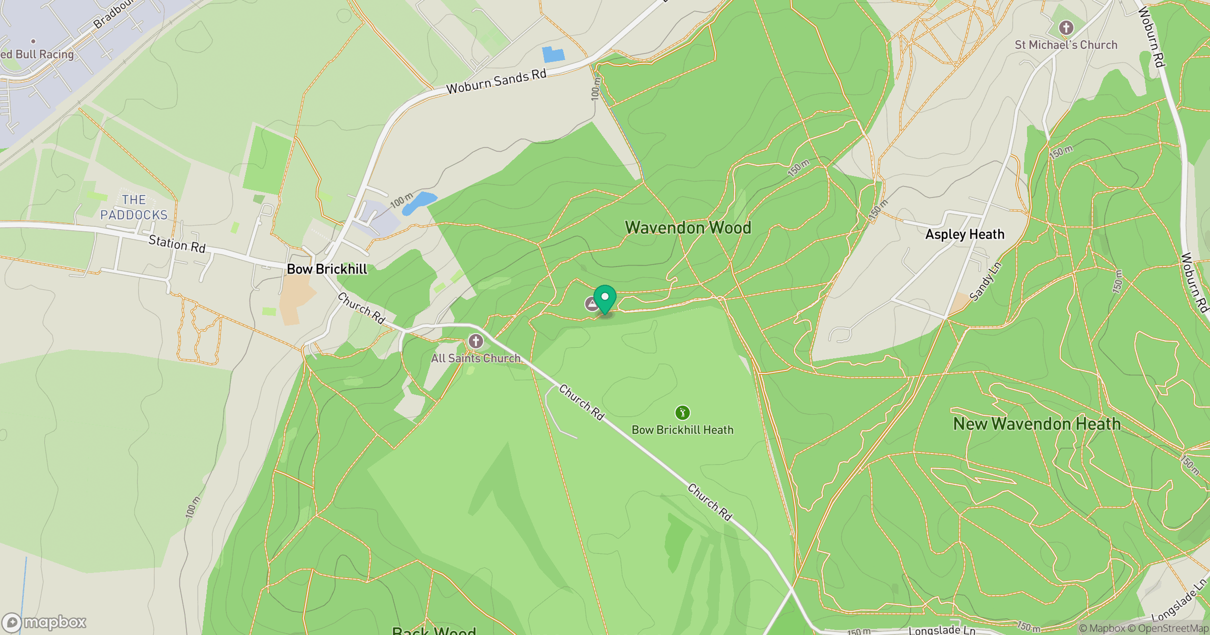 Bow Brickhill location map